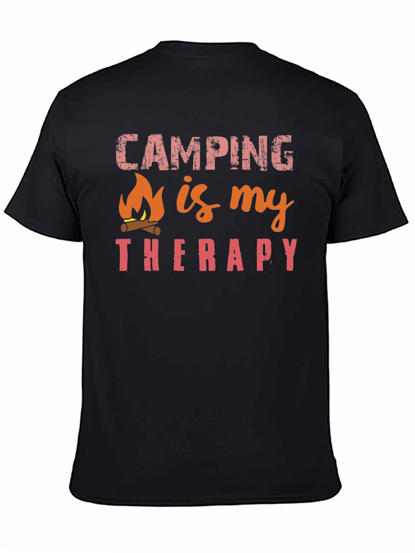 Camping Is My Therapy Graphic T-Shirt
