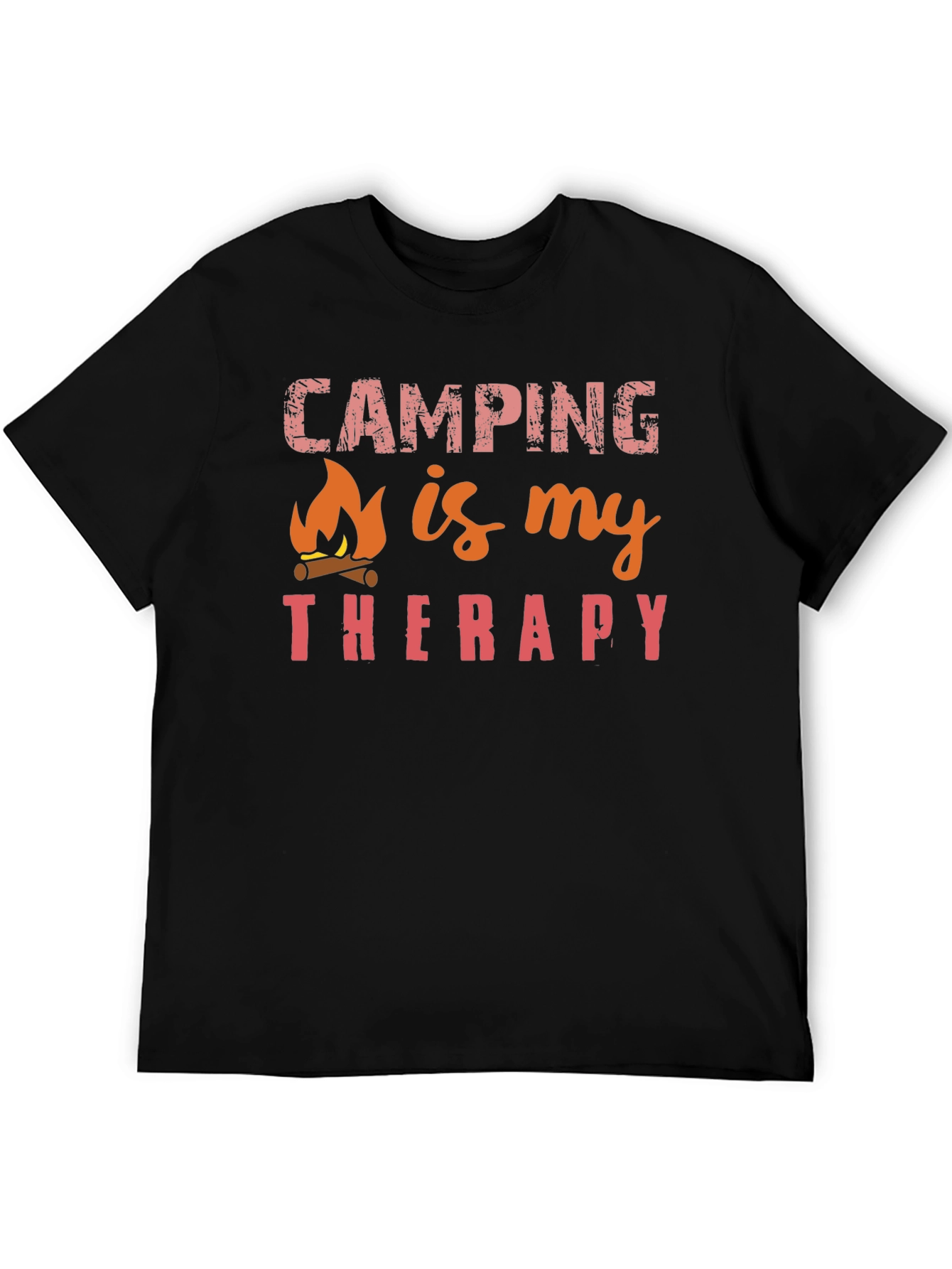 Camping Is My Therapy Graphic T-Shirt