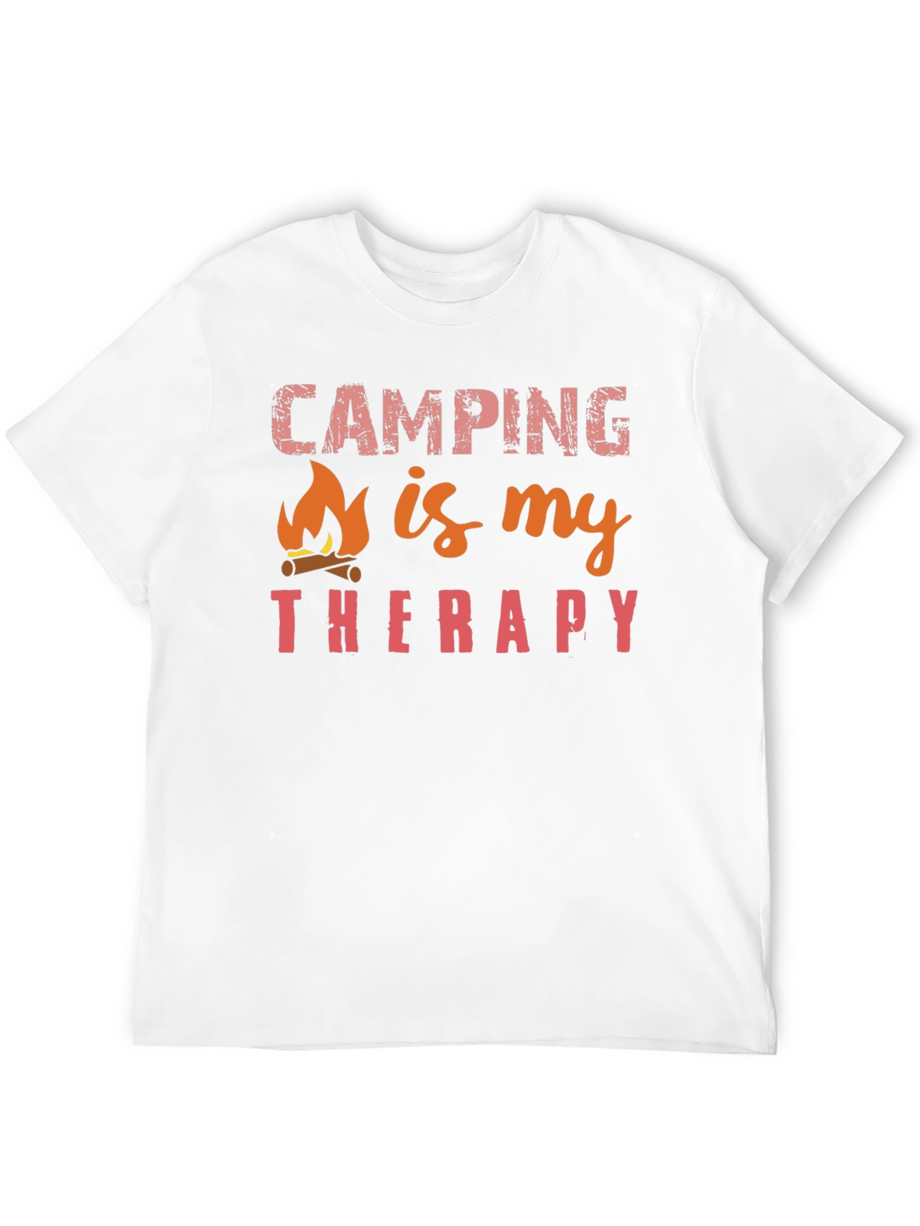 Camping Is My Therapy Graphic T-Shirt