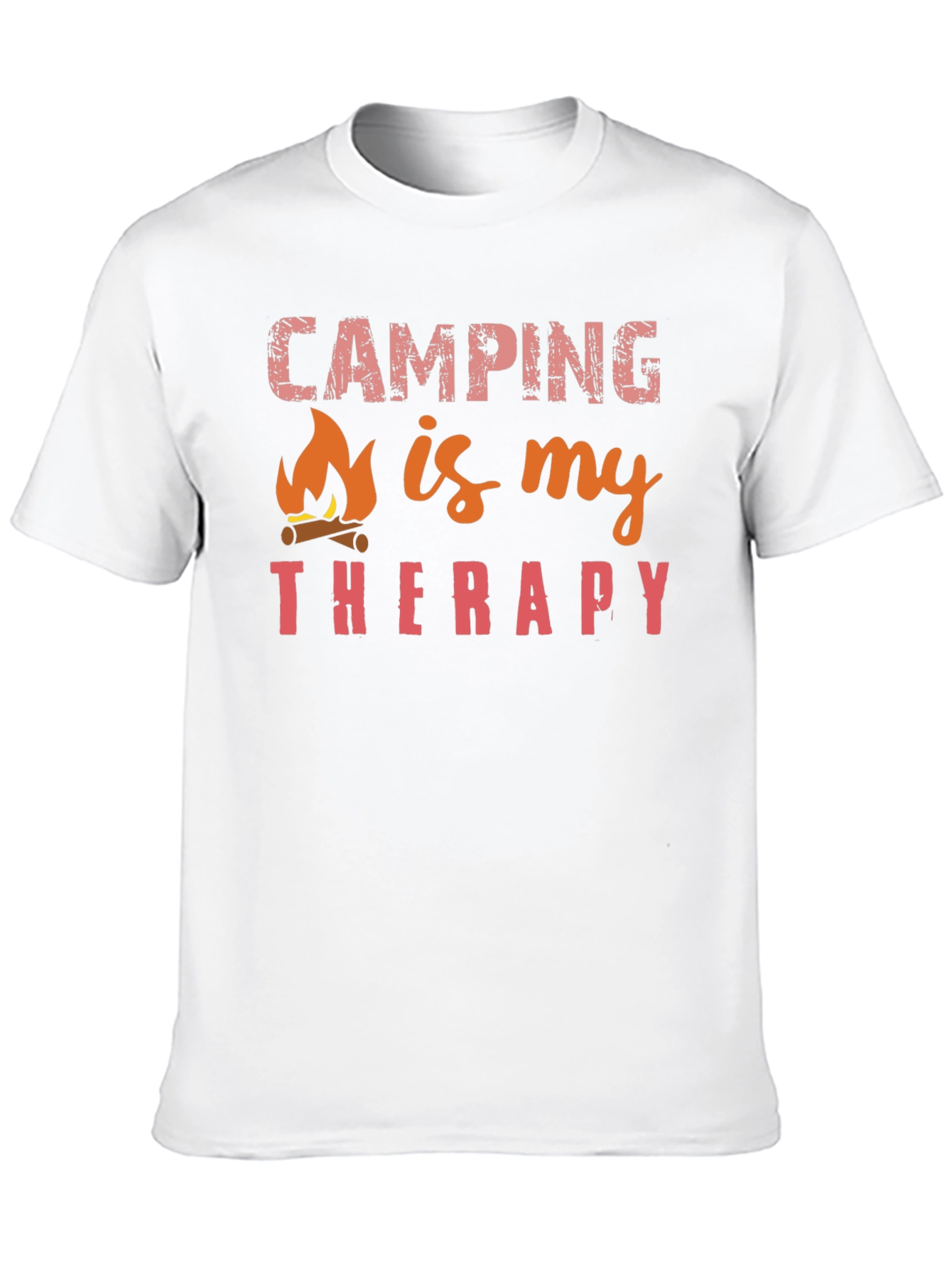 Camping Is My Therapy Graphic T-Shirt