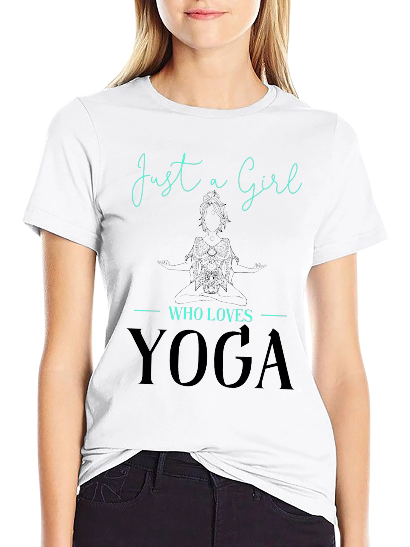 Just a Girl Who Loves Yoga Tee