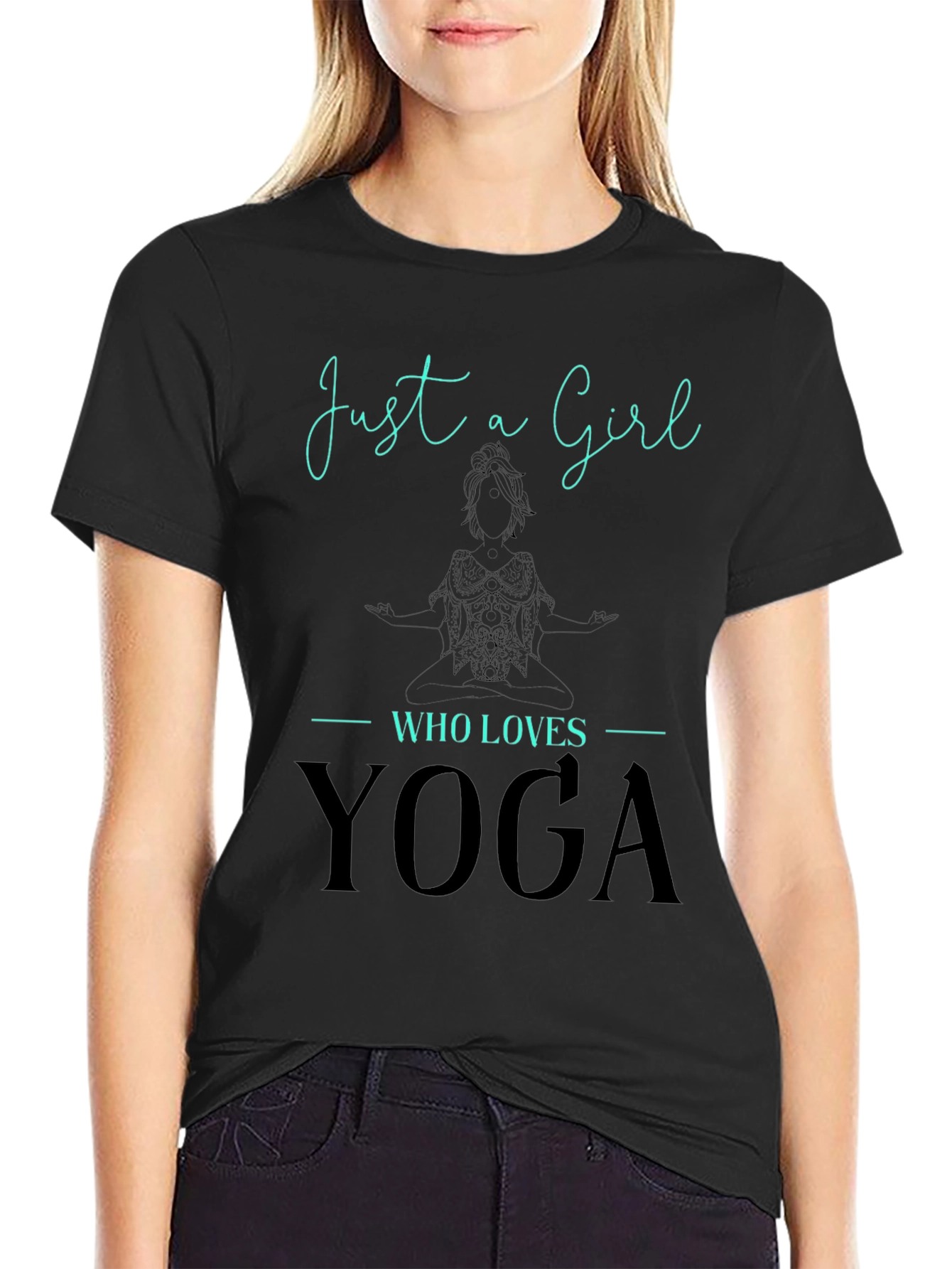 Just a Girl Who Loves Yoga Tee