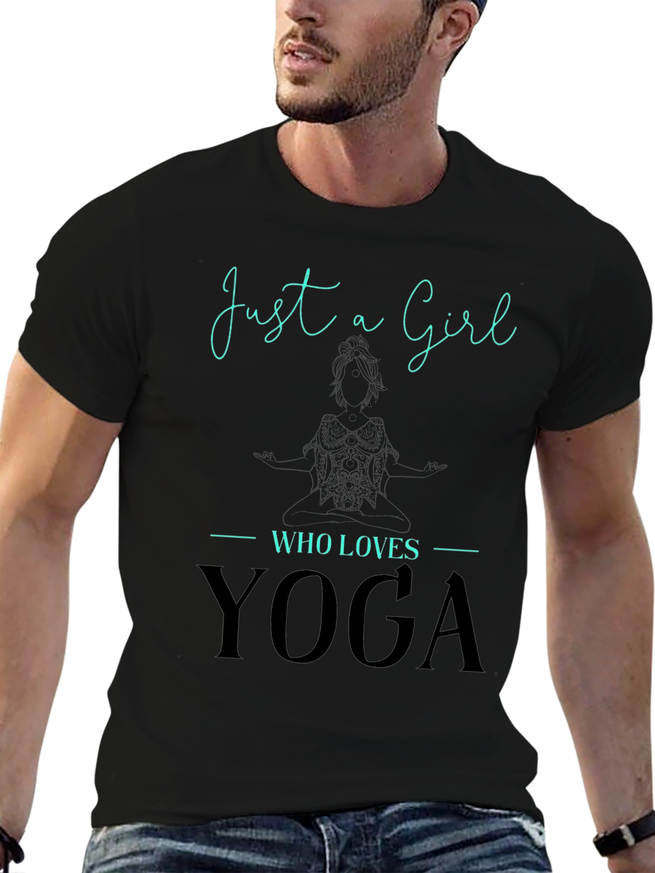 Just a Girl Who Loves Yoga Tee
