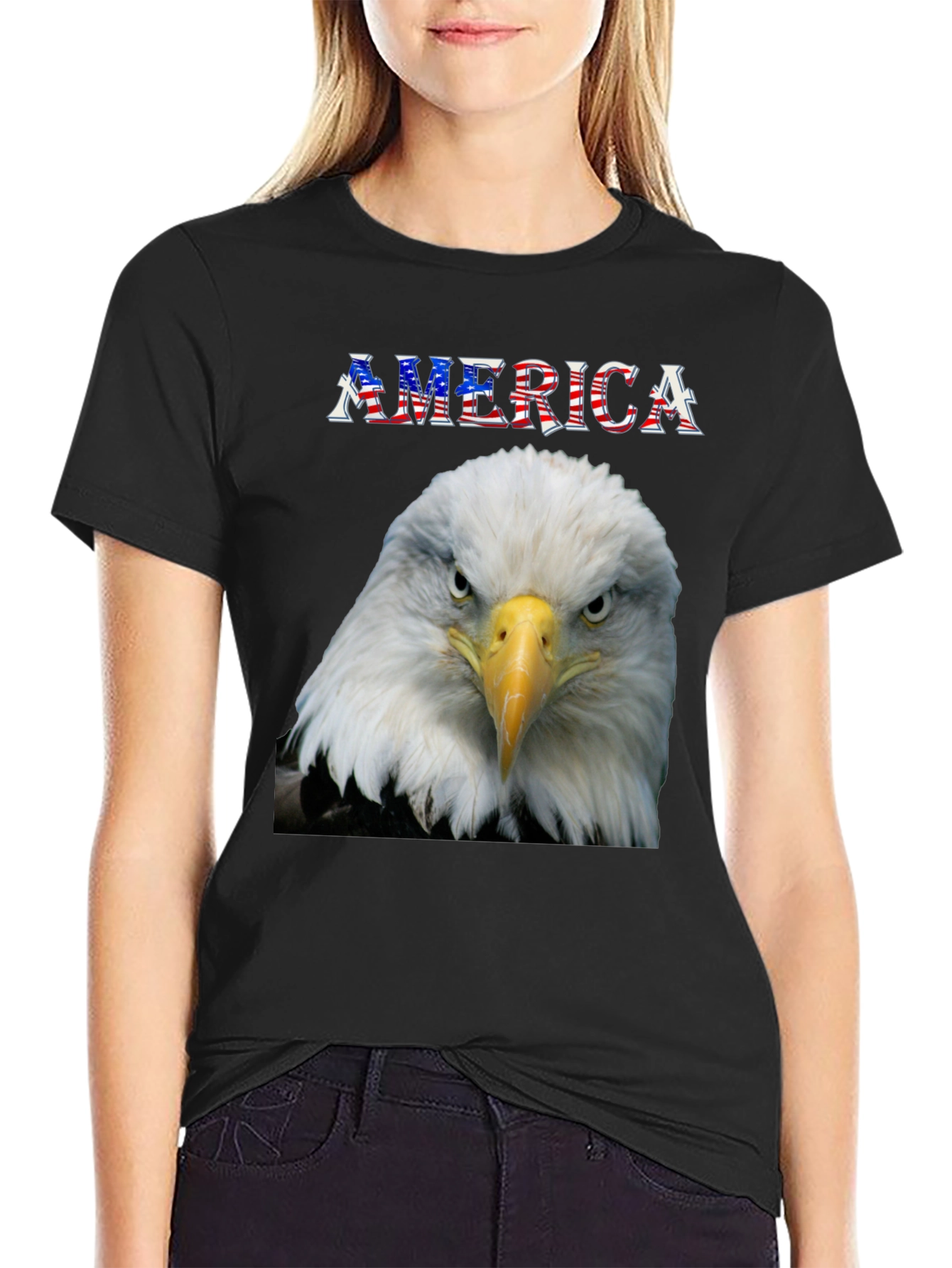 American Eagle Graphic Tee - Patriotic Pride