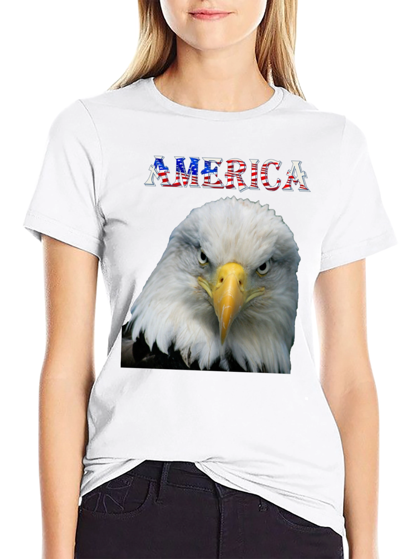 American Eagle Graphic Tee - Patriotic Pride