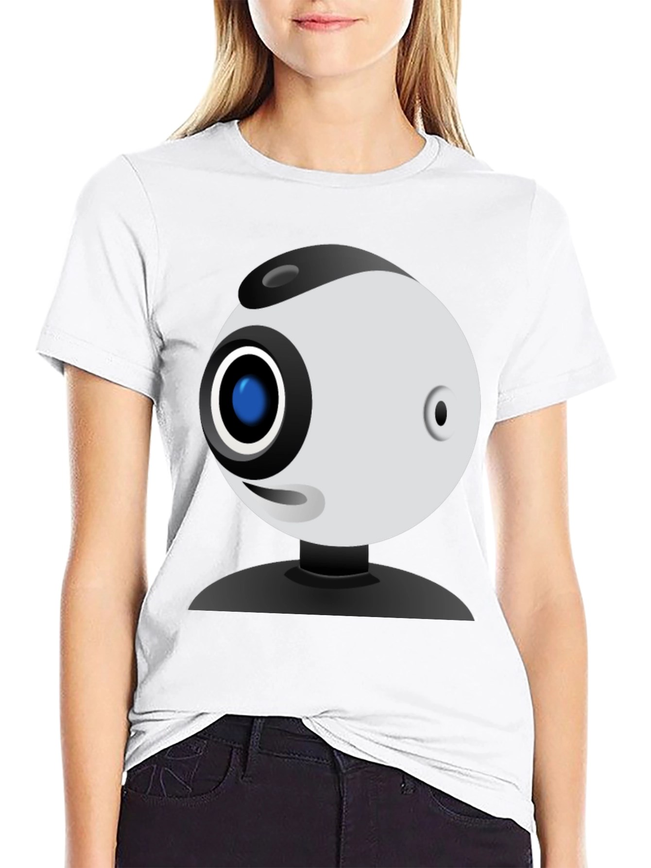 Funny Webcam Graphic Tee - Geeky Style!