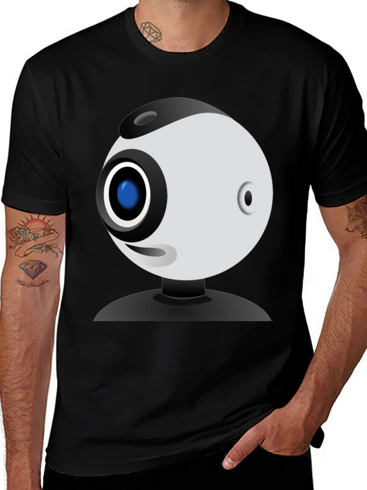 Funny Webcam Graphic Tee - Geeky Style!