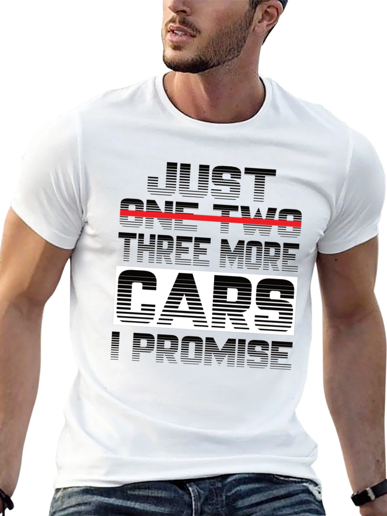Just One Two Three More Cars T-Shirt