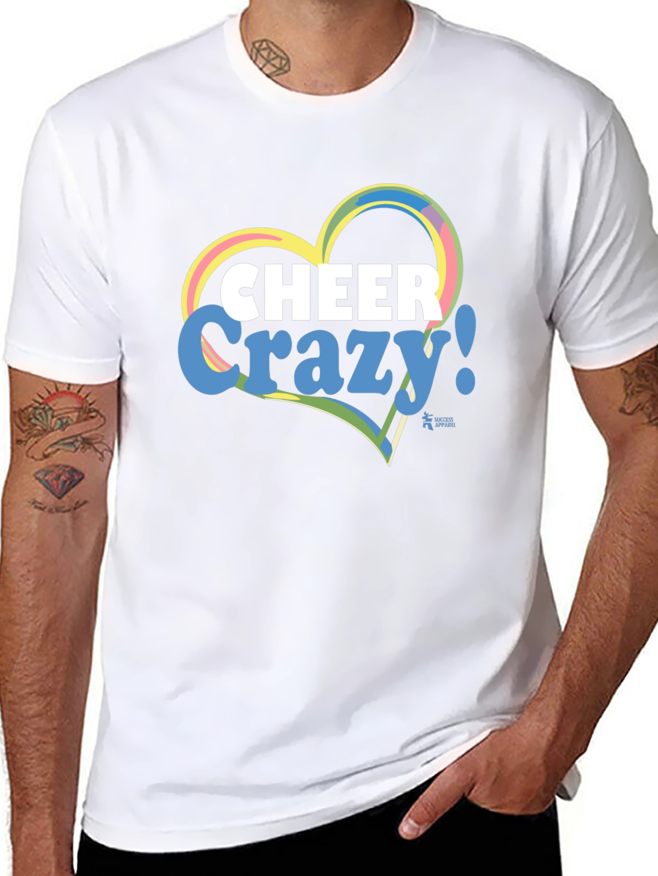 Cheer Crazy Graphic Tee - Trendy Cheerleading Shirt