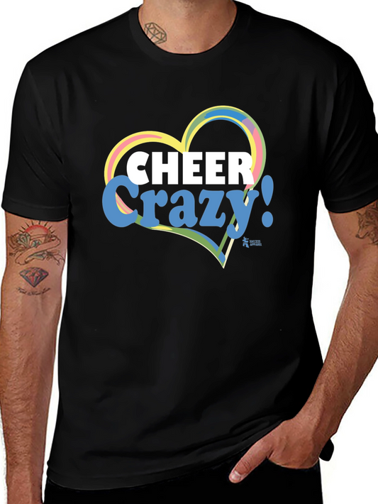 Cheer Crazy Graphic Tee - Trendy Cheerleading Shirt