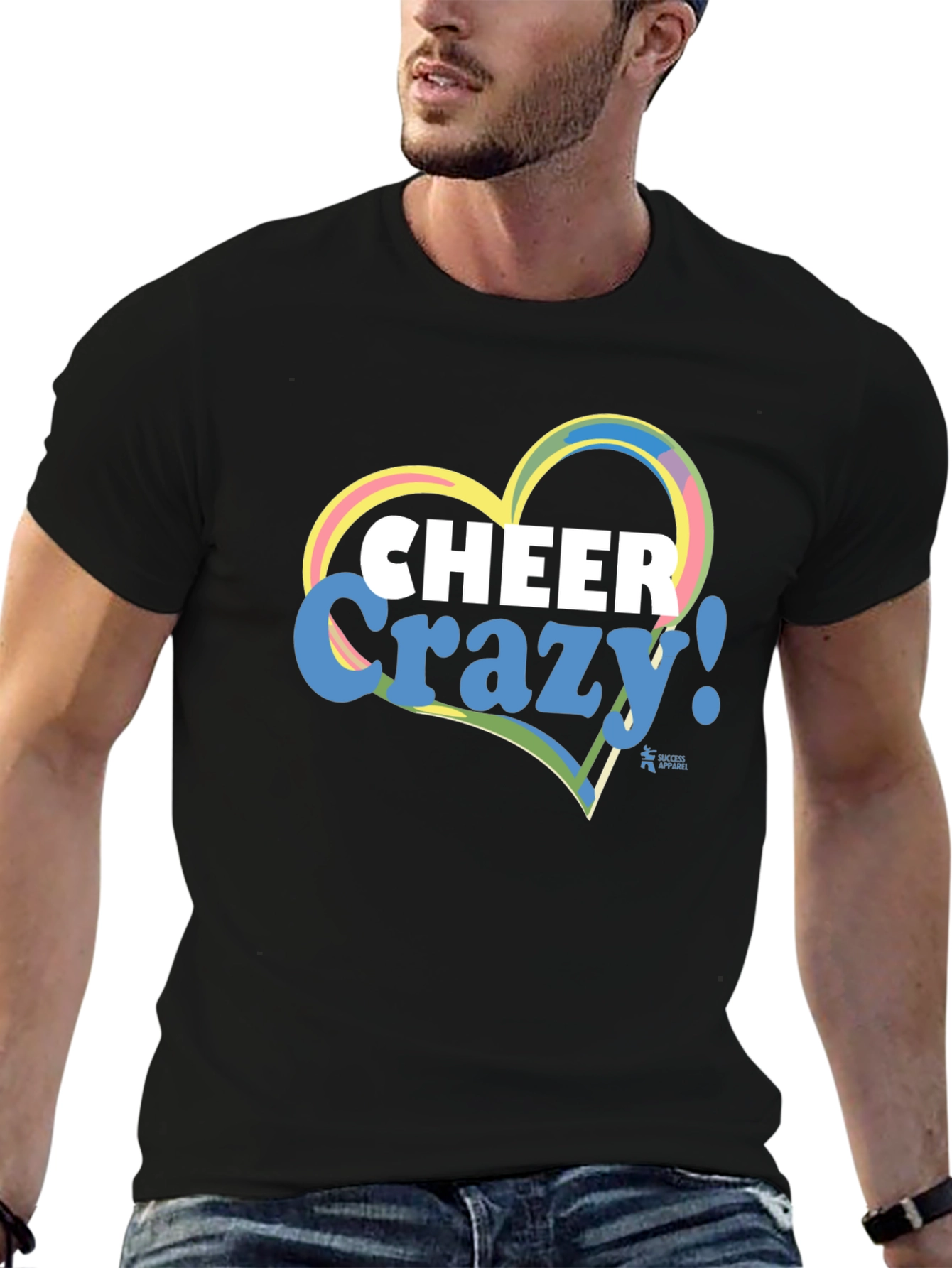 Cheer Crazy Graphic Tee - Trendy Cheerleading Shirt