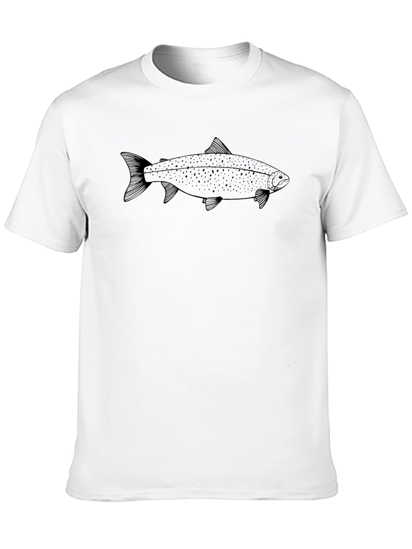 Fish Graphic Black T-Shirt | Casual Tee