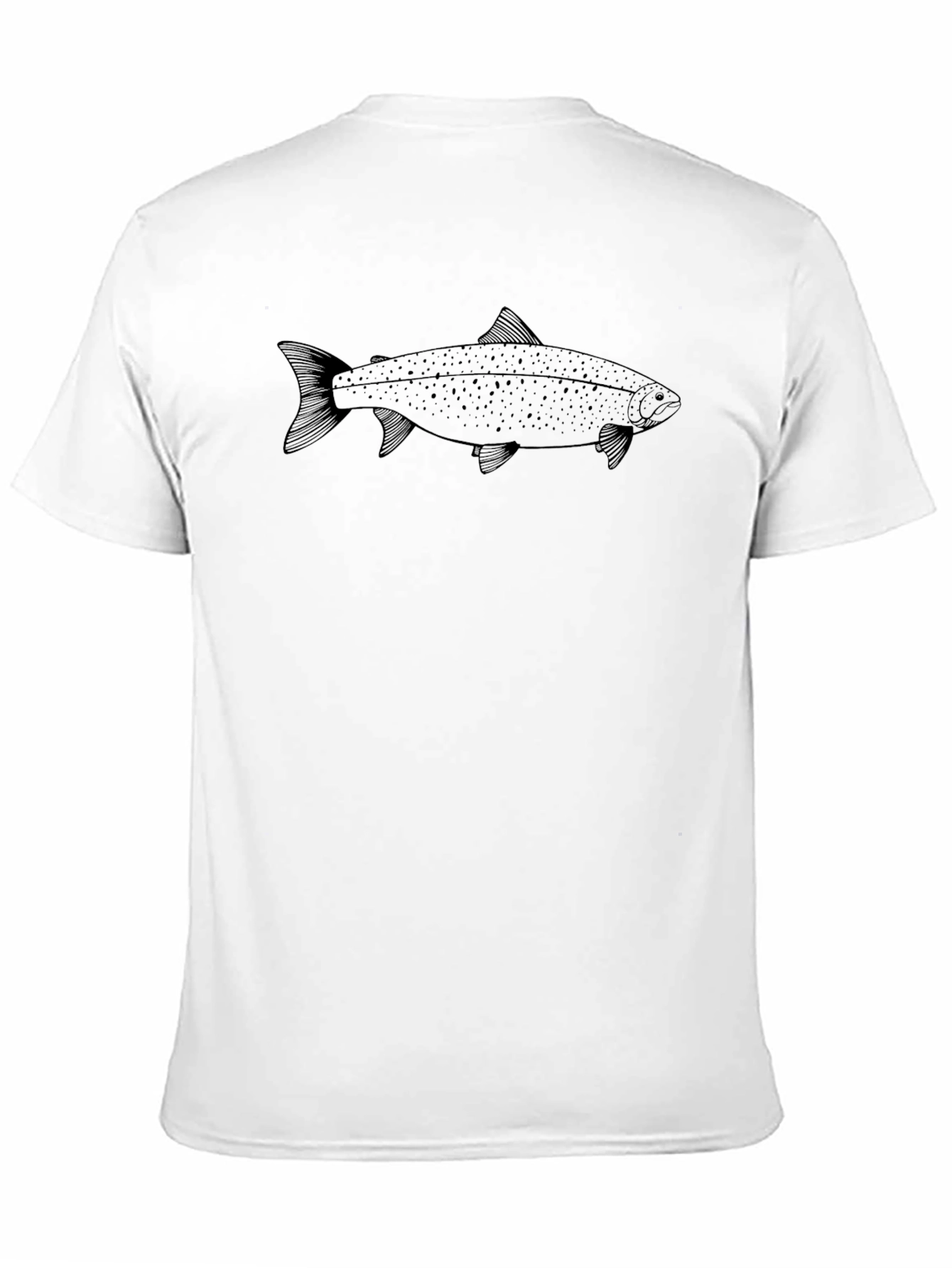 Fish Graphic Black T-Shirt | Casual Tee