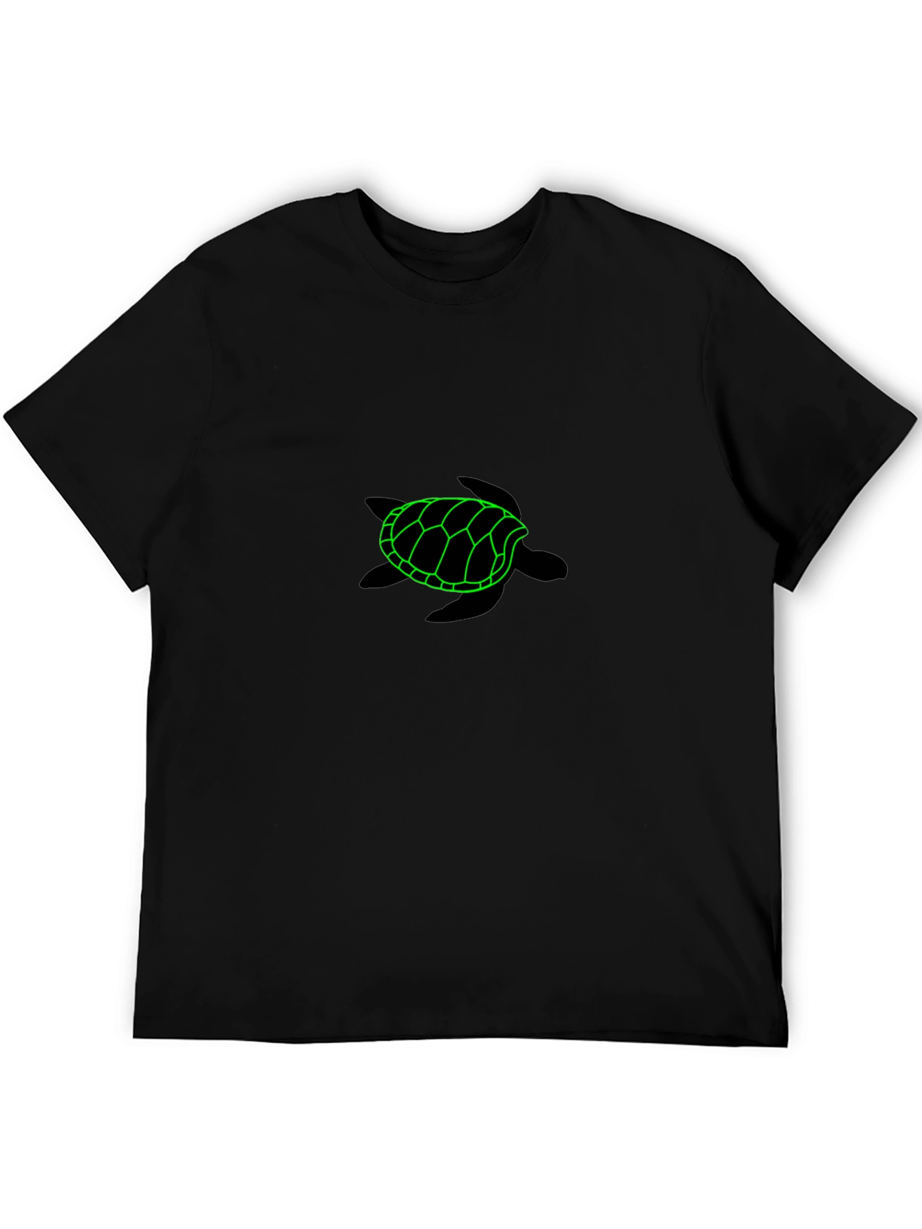 Neon Turtle Graphic Tee - Casual Comfort
