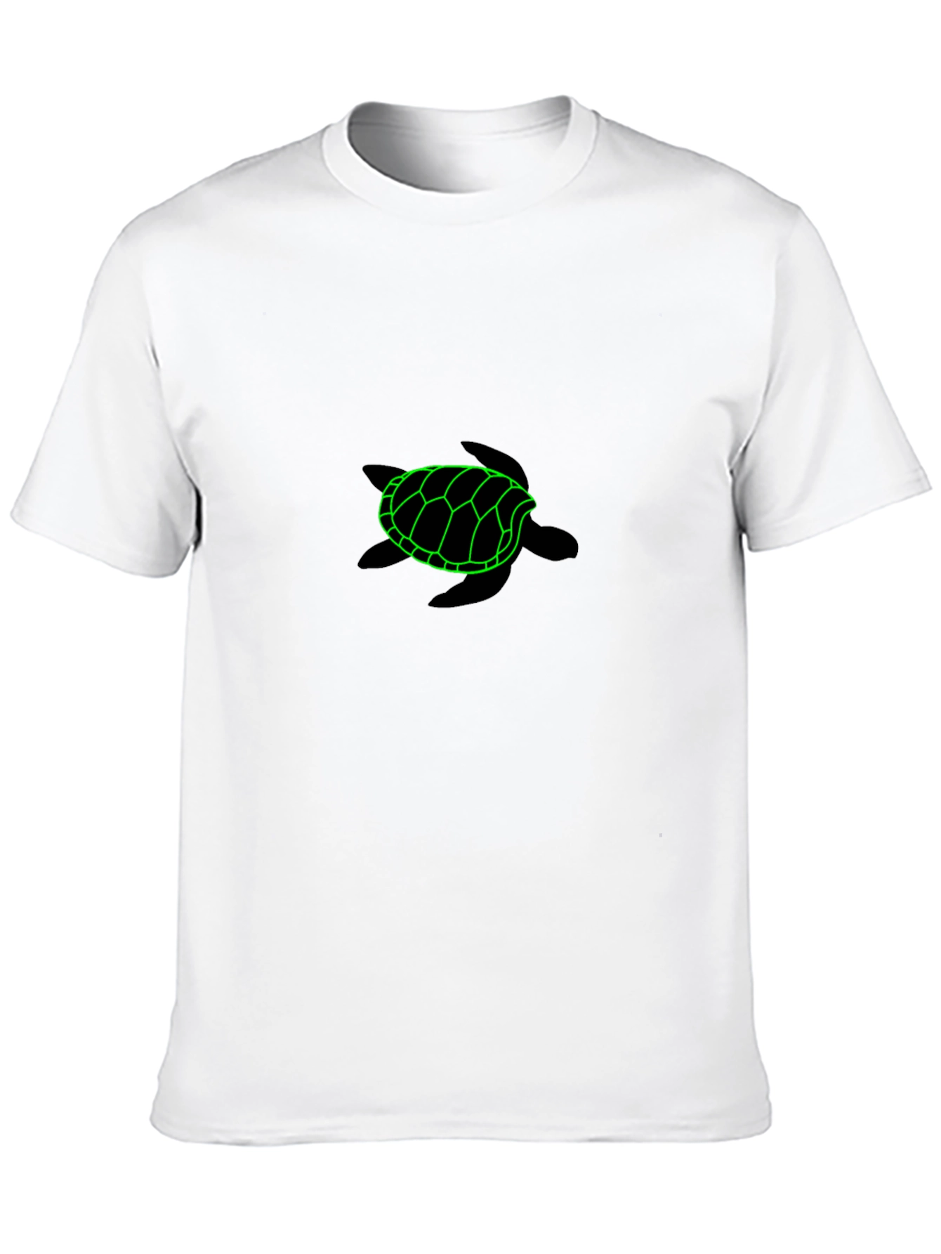 Neon Turtle Graphic Tee - Casual Comfort