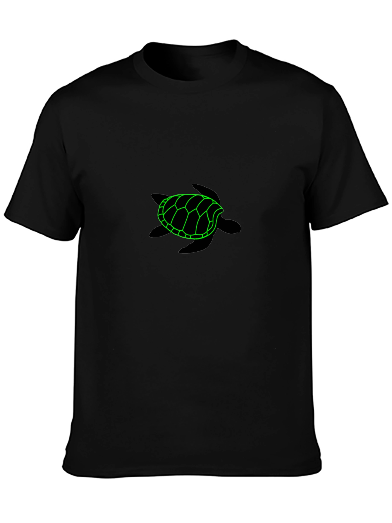 Neon Turtle Graphic Tee - Casual Comfort