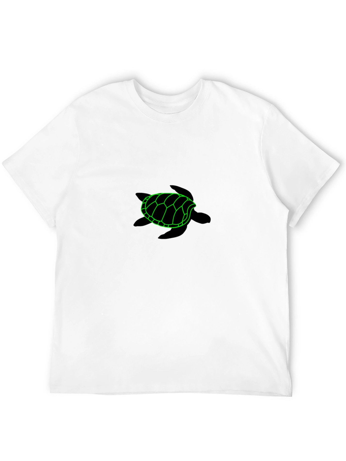 Neon Turtle Graphic Tee - Casual Comfort