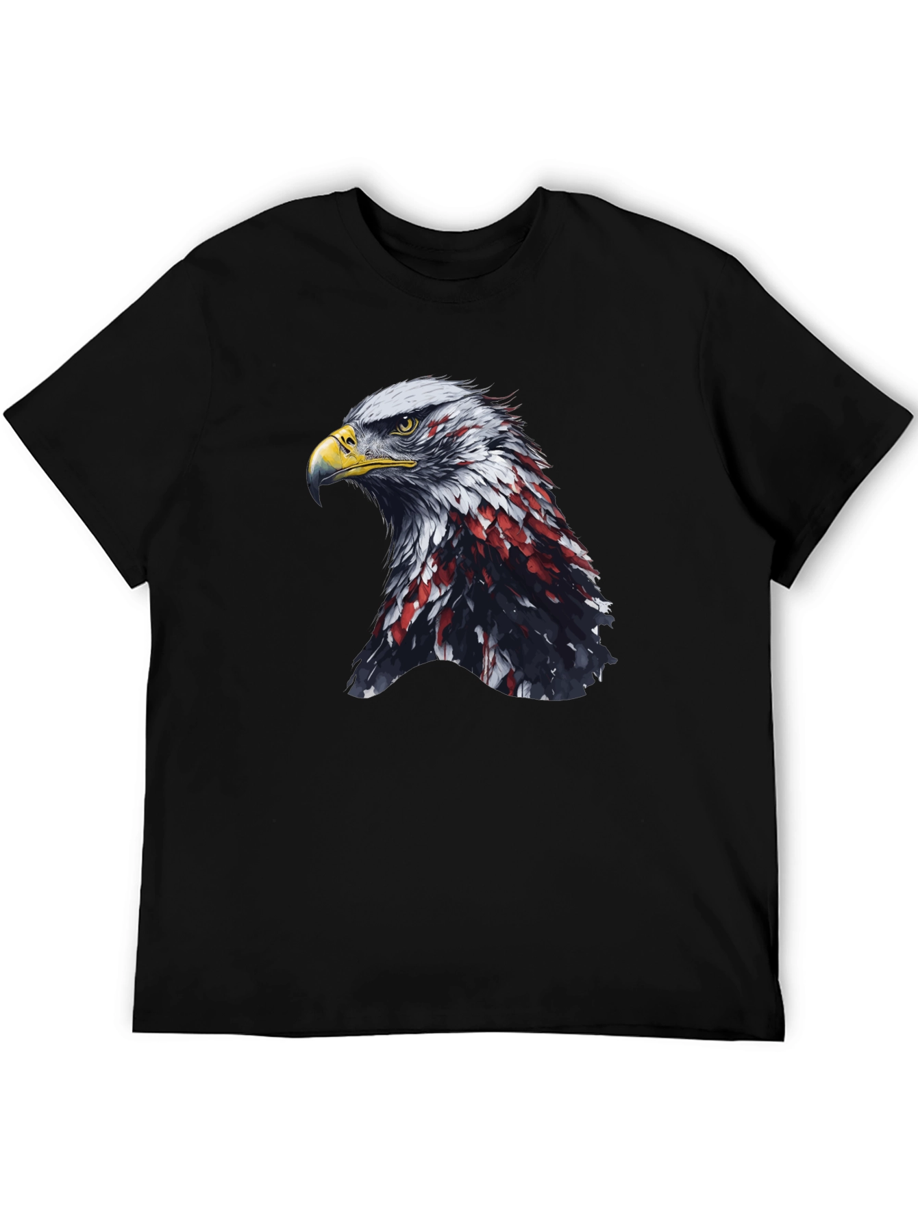 American Eagle Graphic Print Black T-Shirt