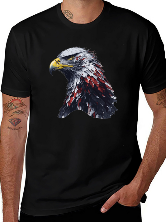 American Eagle Graphic Print Black T-Shirt