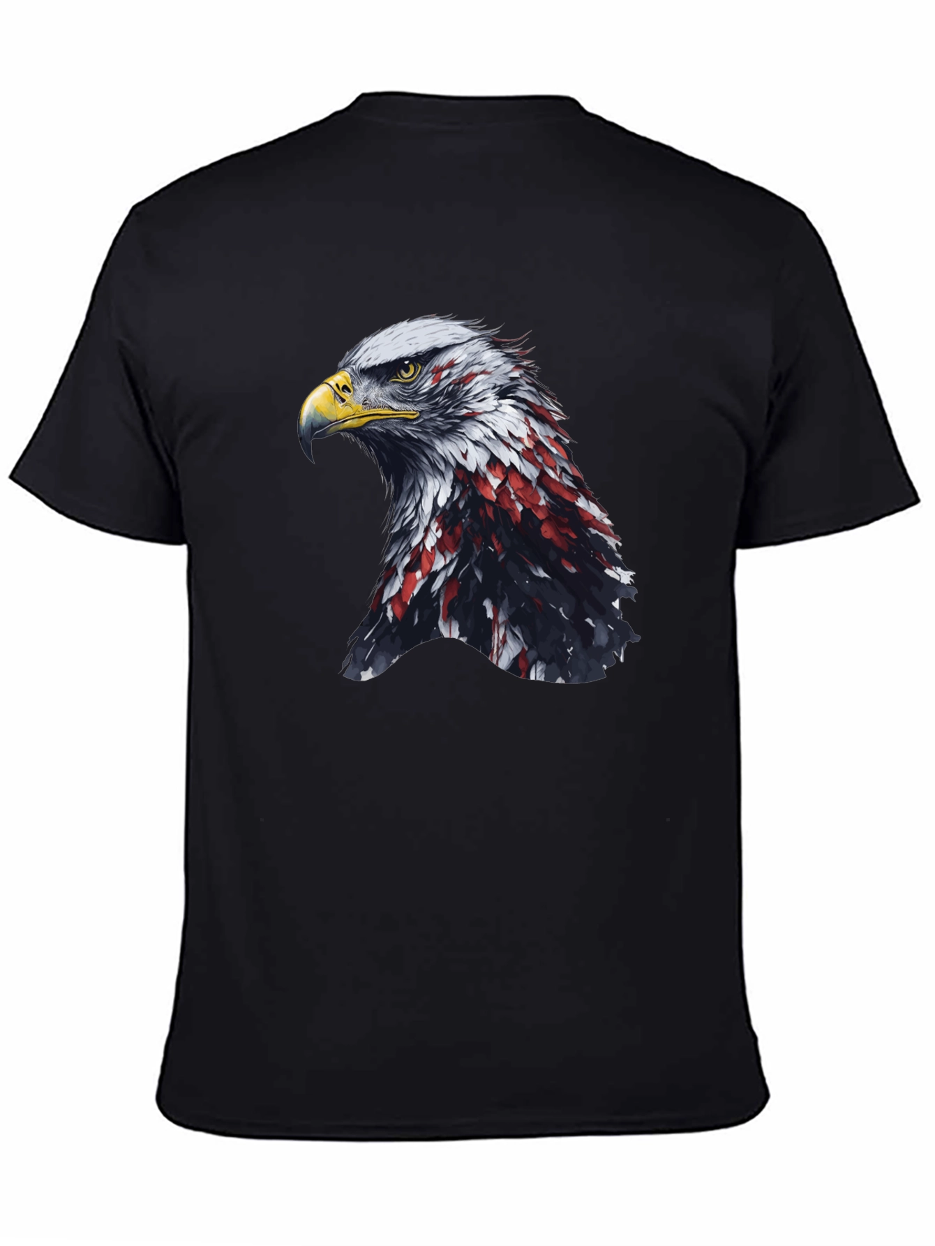 American Eagle Graphic Print Black T-Shirt