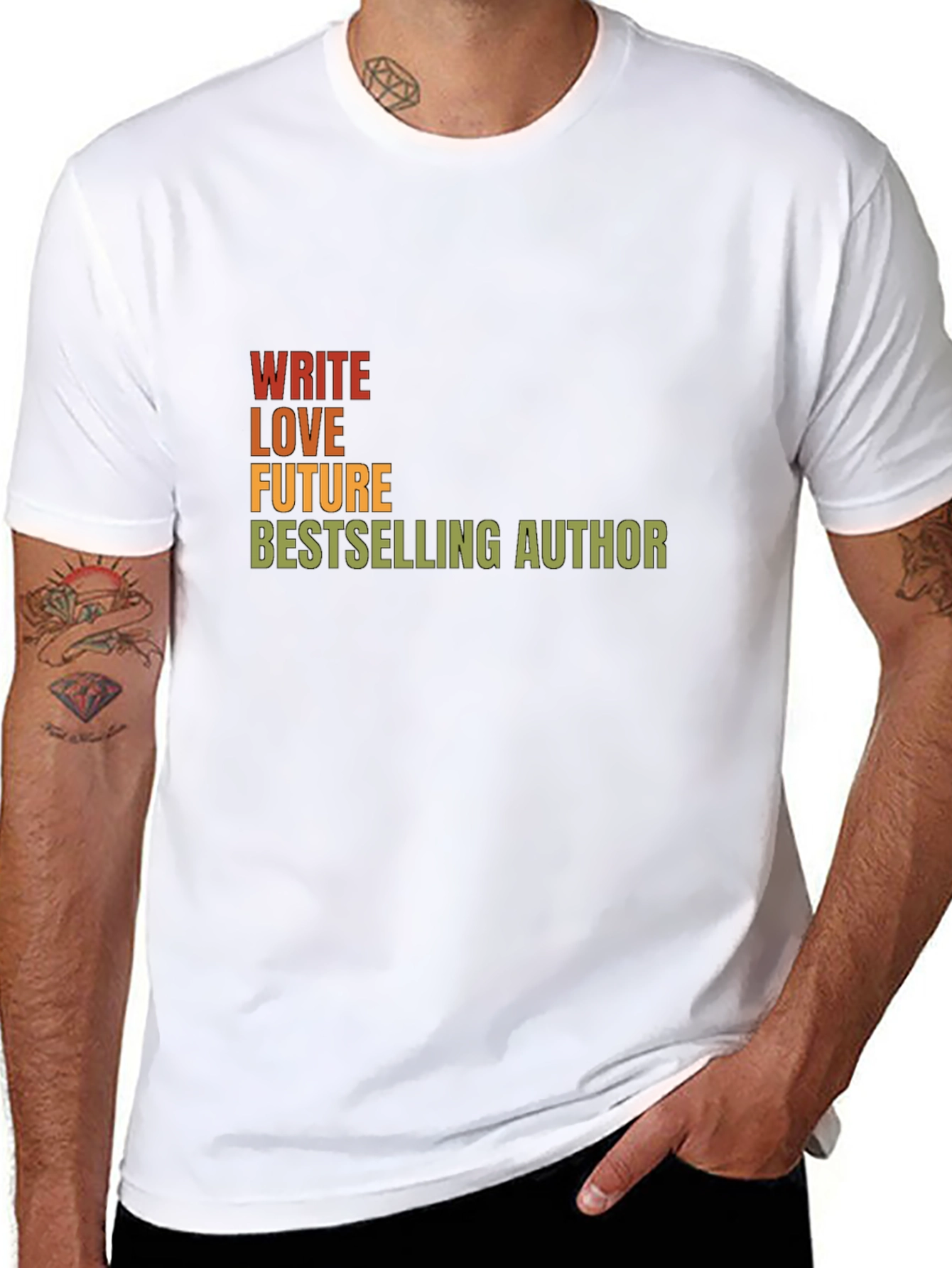 Write Love Future Bestselling Author T-Shirt