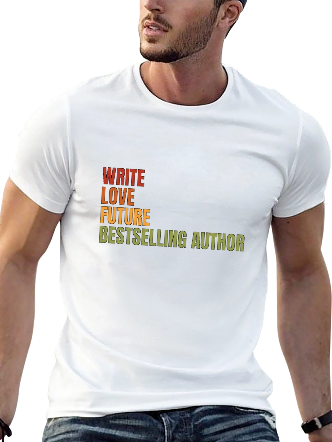 Write Love Future Bestselling Author T-Shirt