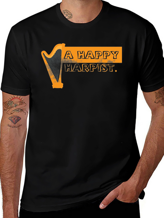 A Happy Harpist Graphic Tee