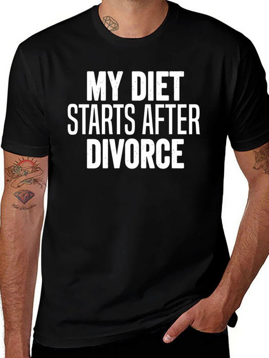 Funny Diet Divorce T-Shirt