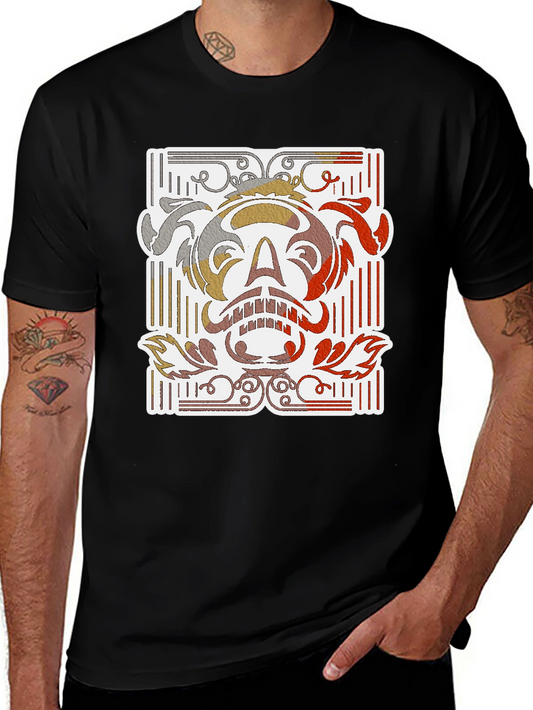 Skull Graphic Tee - Vintage Style Black T-Shirt