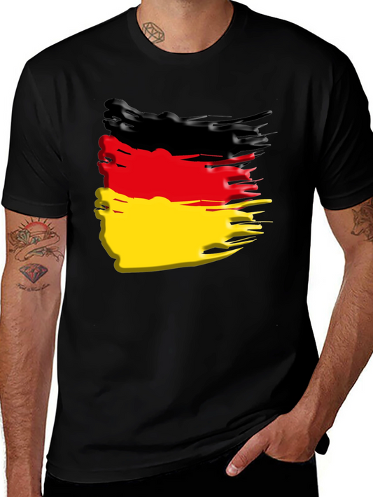 German Flag T-Shirt - Black