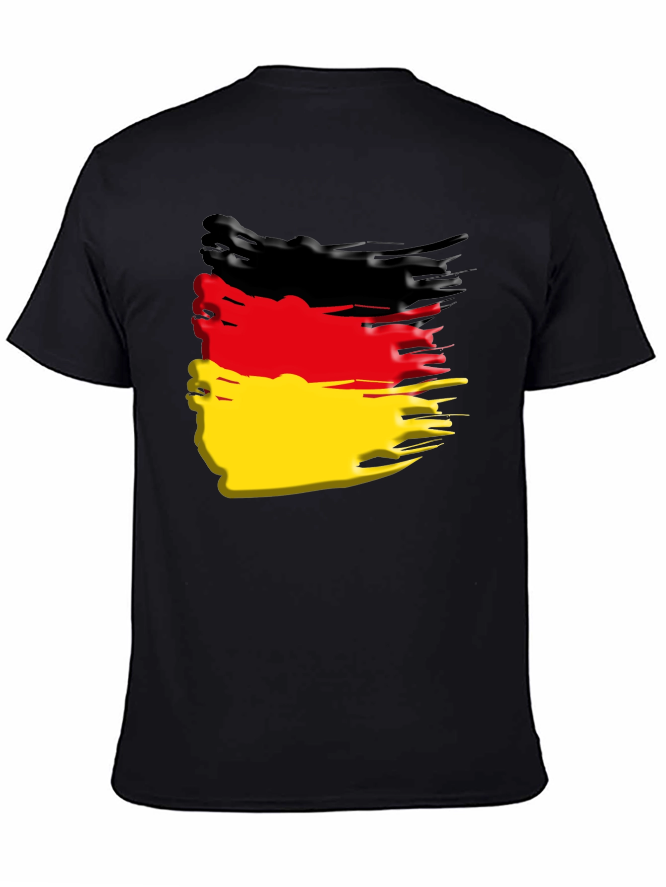 German Flag T-Shirt - Black