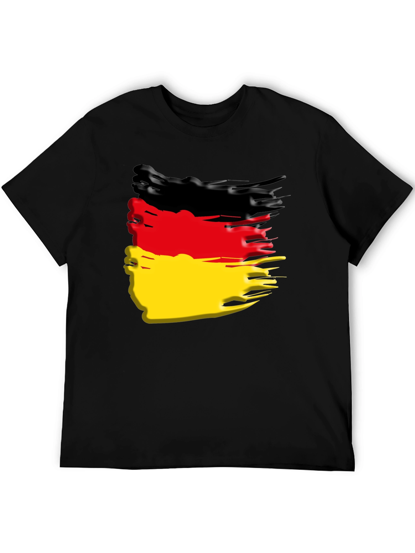 German Flag T-Shirt - Black
