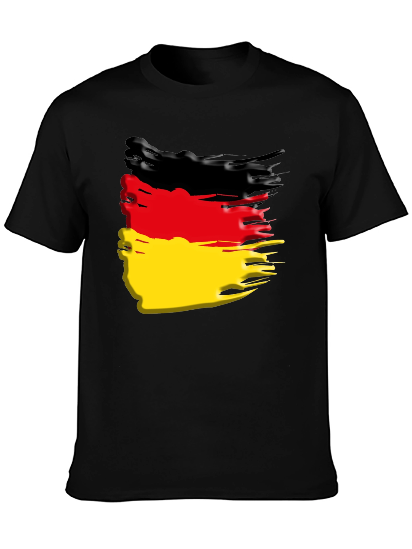 German Flag T-Shirt - Black