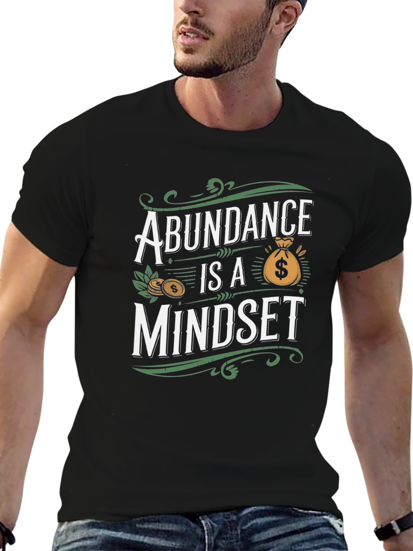 Abundance Mindset Graphic T-Shirt - Unisex Soft Cotton Tee