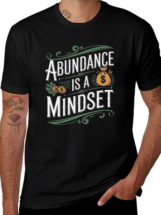 Abundance Mindset Graphic T-Shirt - Unisex Soft Cotton Tee