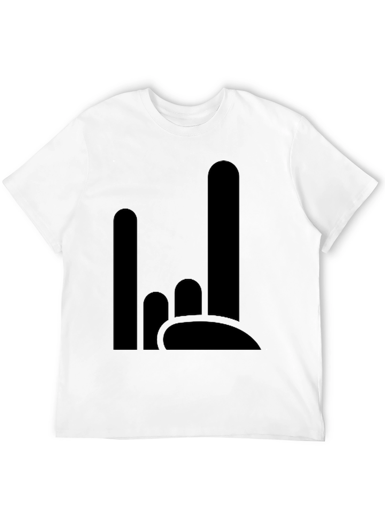 Modern Black Graphic Tee - Cityscape Design