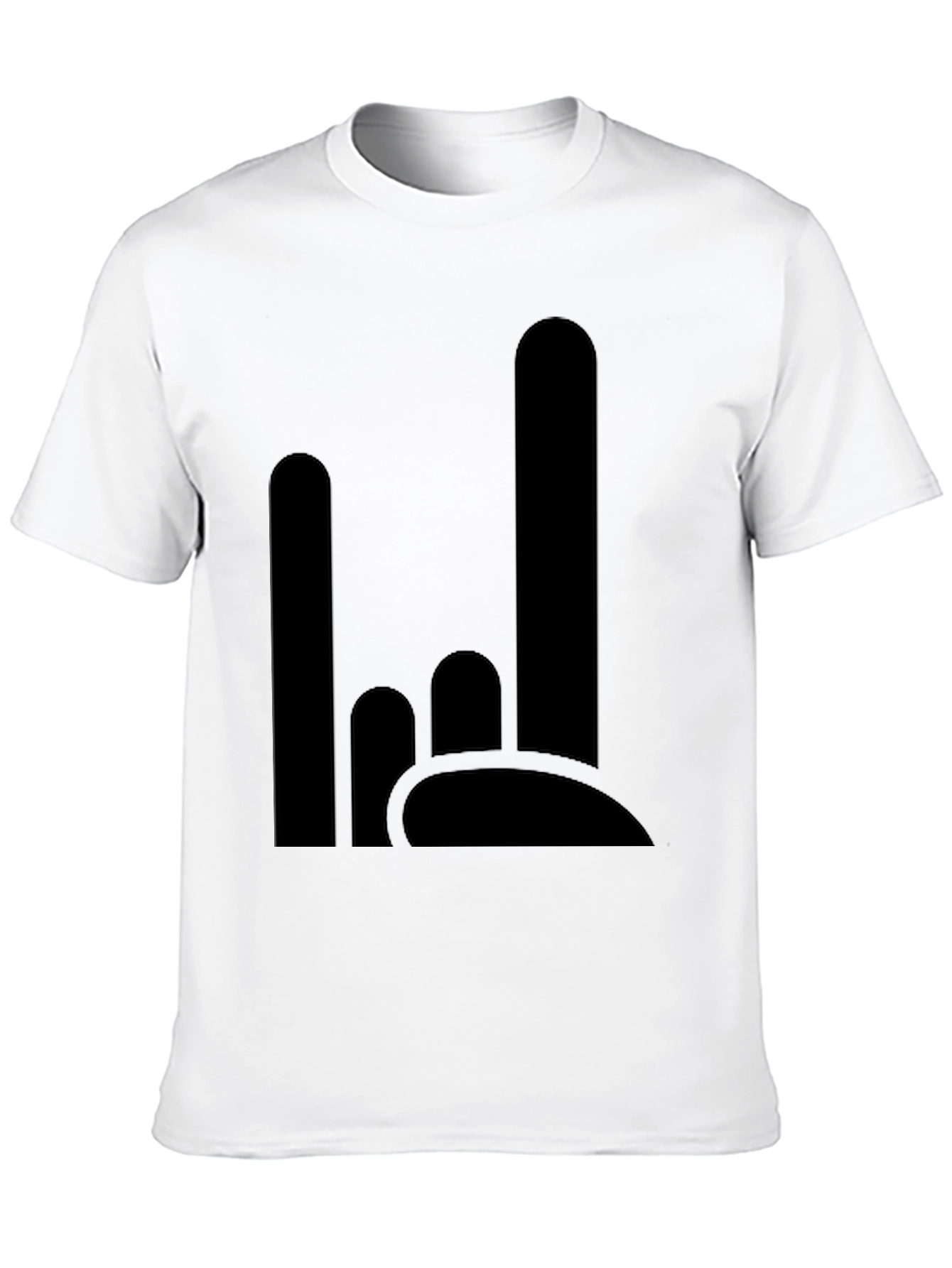 Modern Black Graphic Tee - Cityscape Design