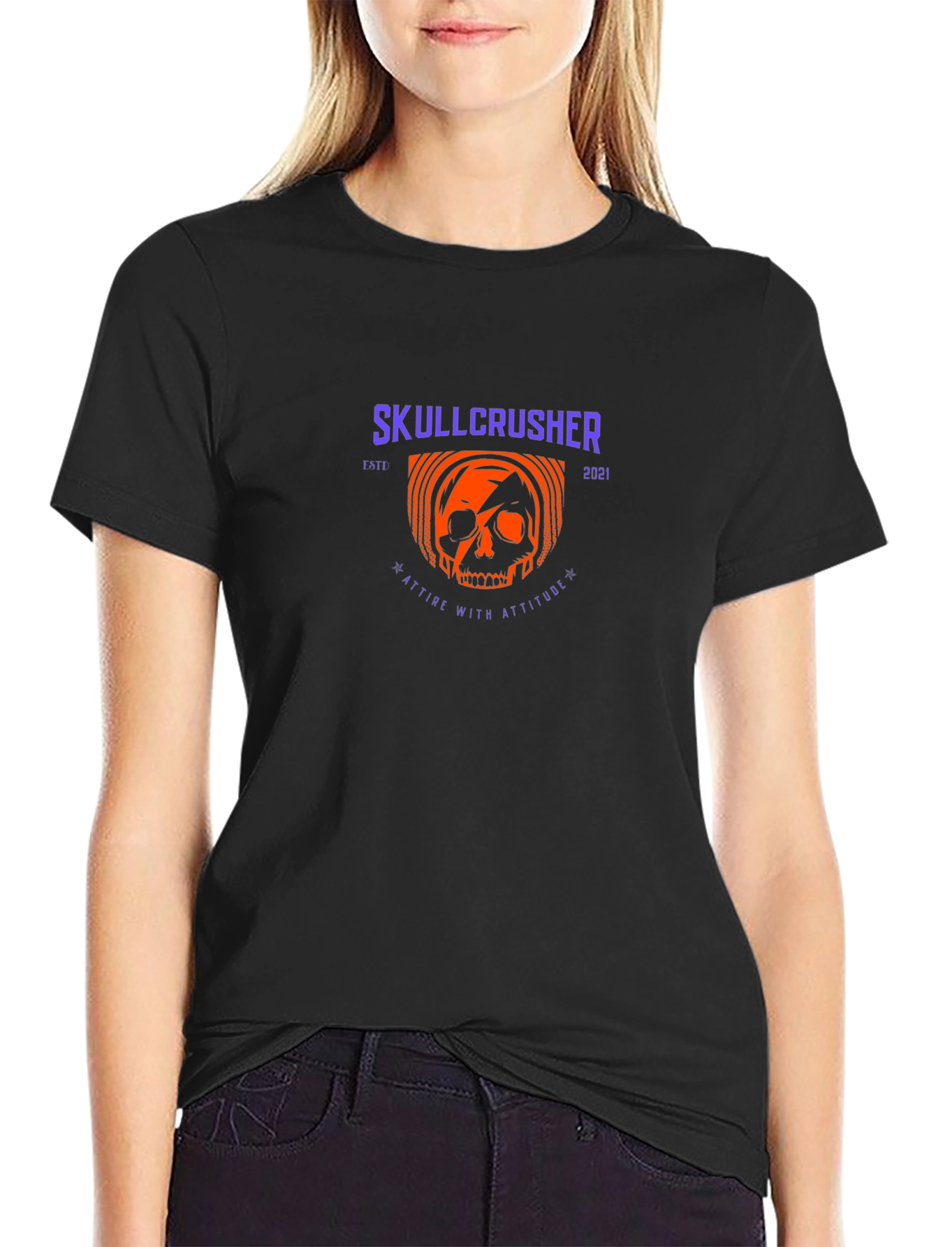 Skullcrusher Graphic T-Shirt - Attire with Attitude