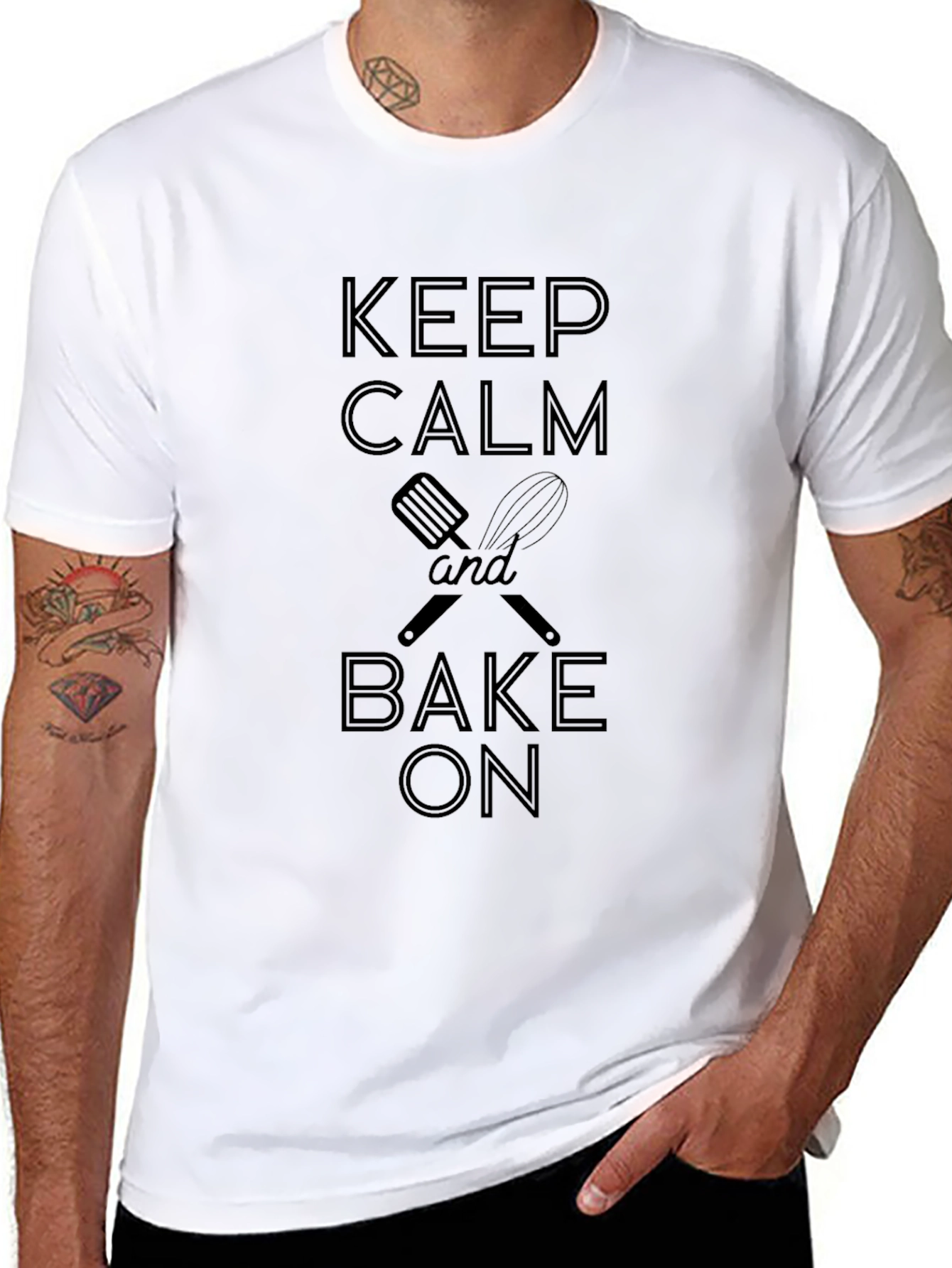 Keep Calm and Bake On T-Shirt