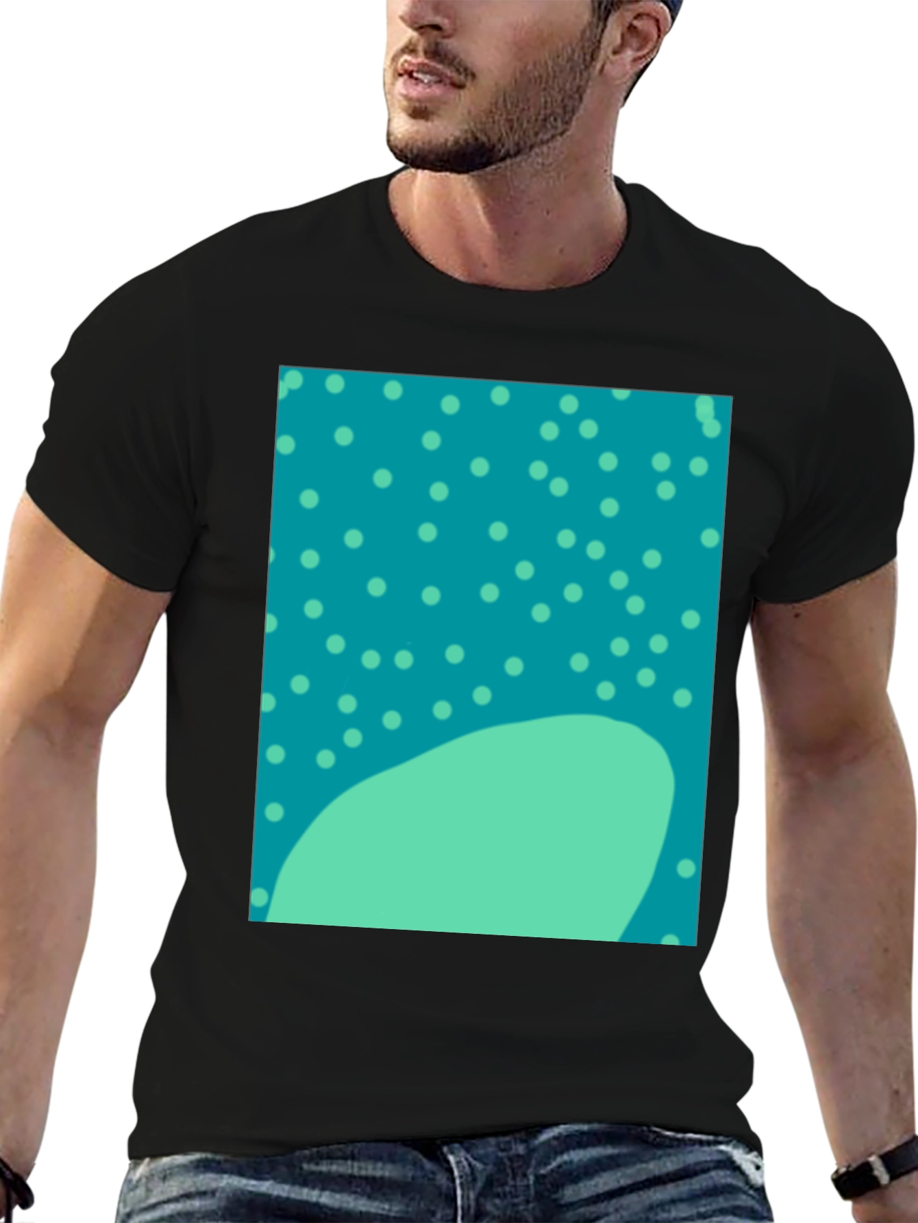 Funky Polka Dot Whale Shark Pattern Tee