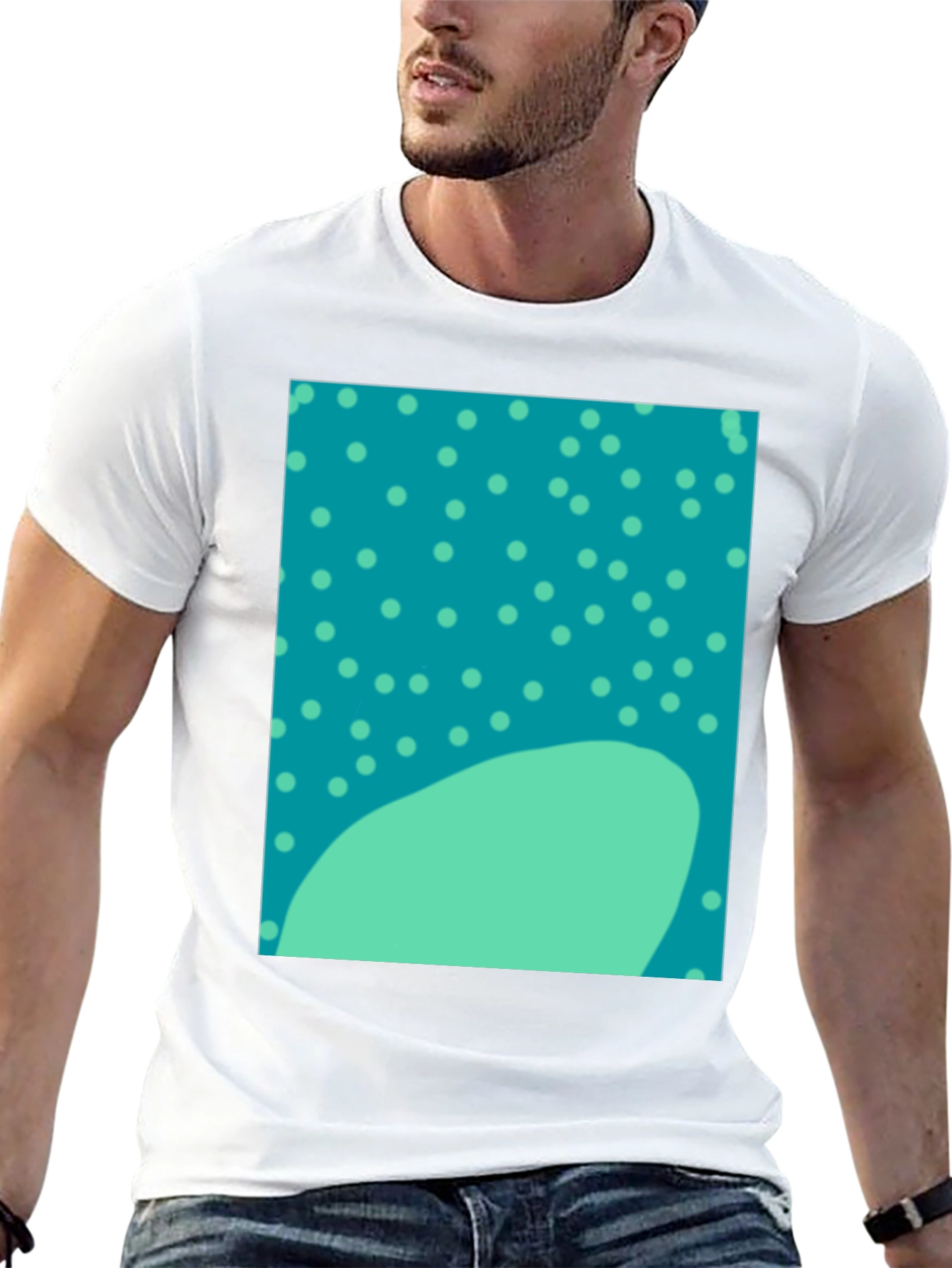 Funky Polka Dot Whale Shark Pattern Tee