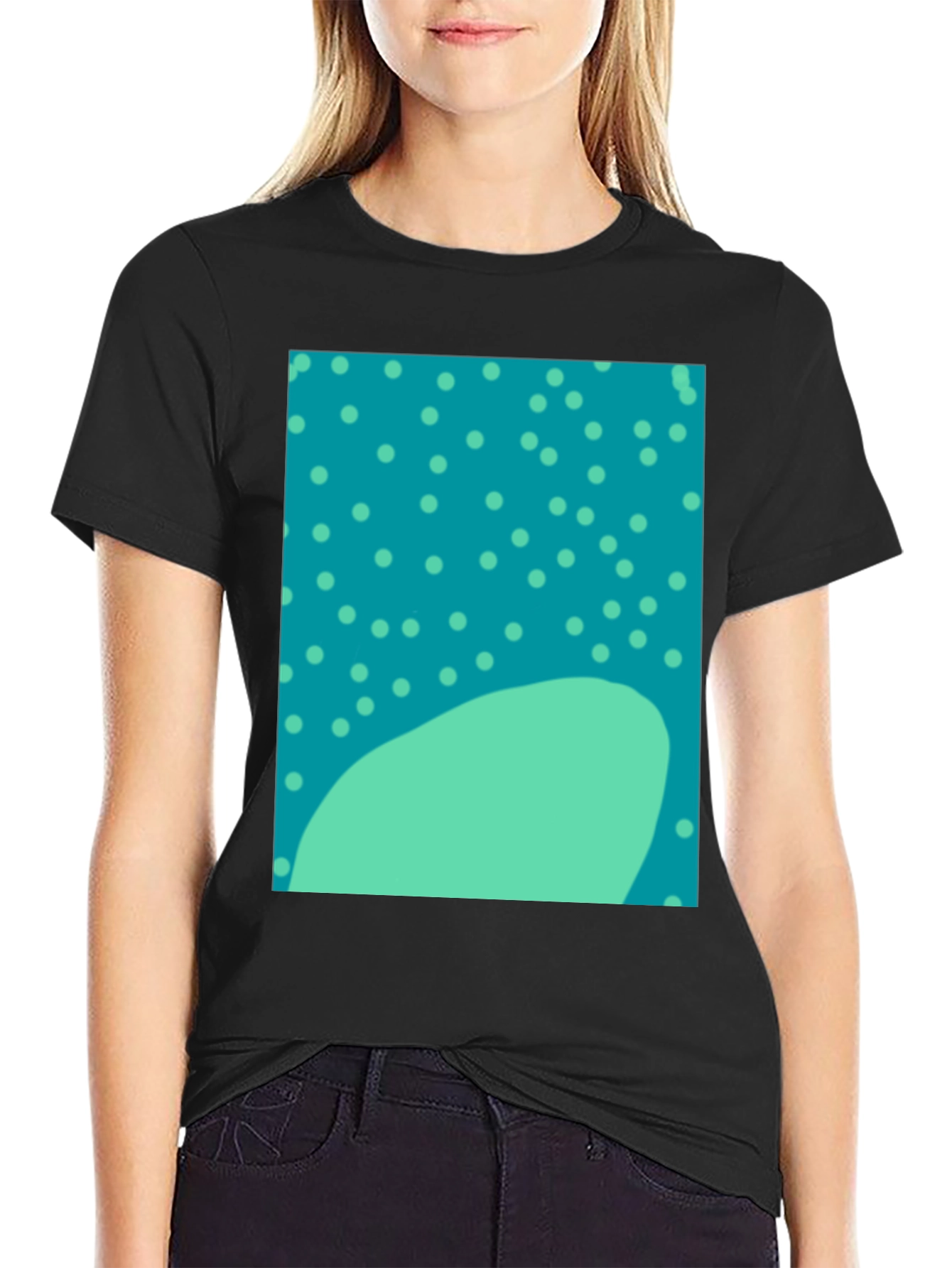 Funky Polka Dot Whale Shark Pattern Tee