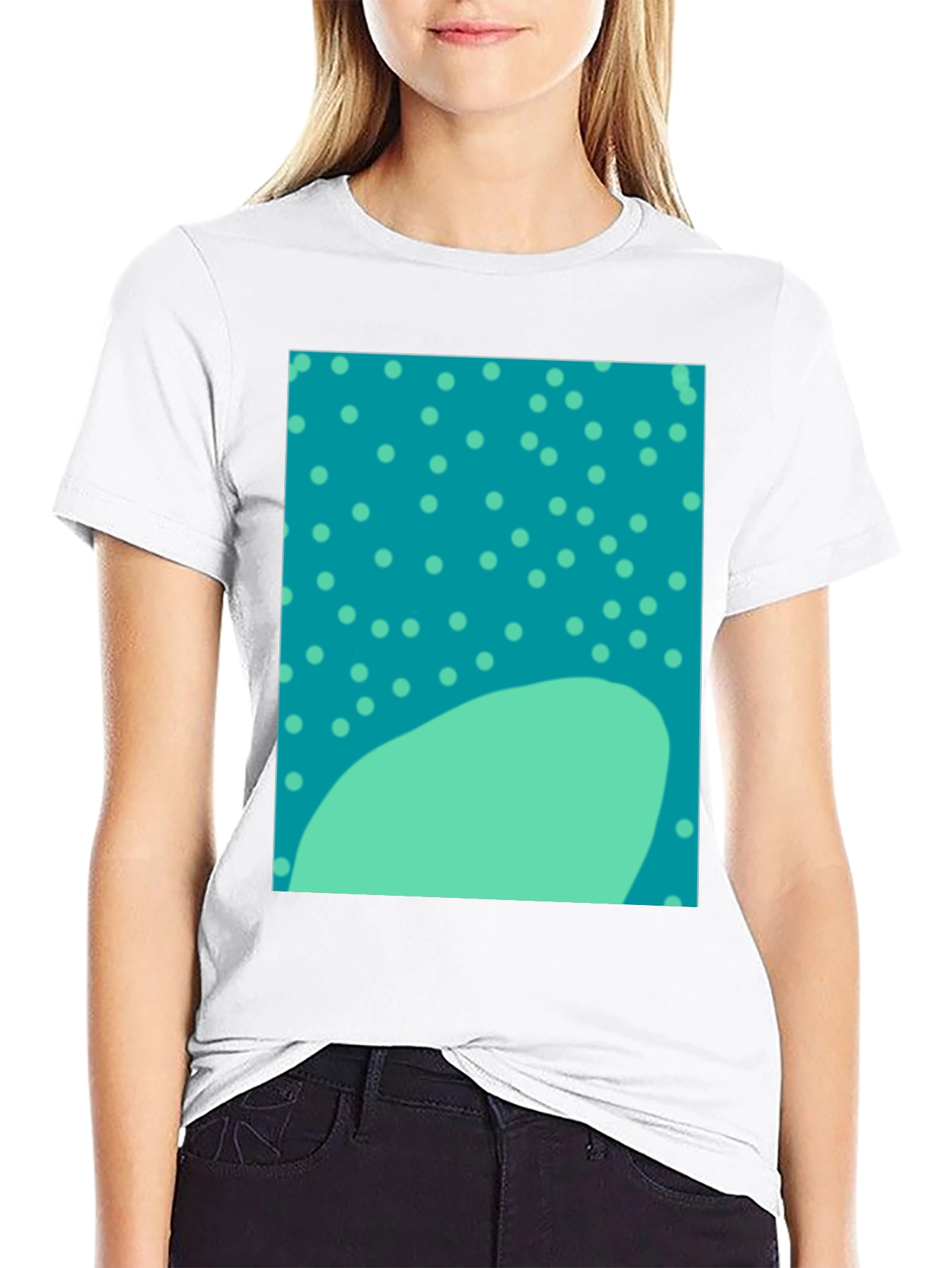 Funky Polka Dot Whale Shark Pattern Tee