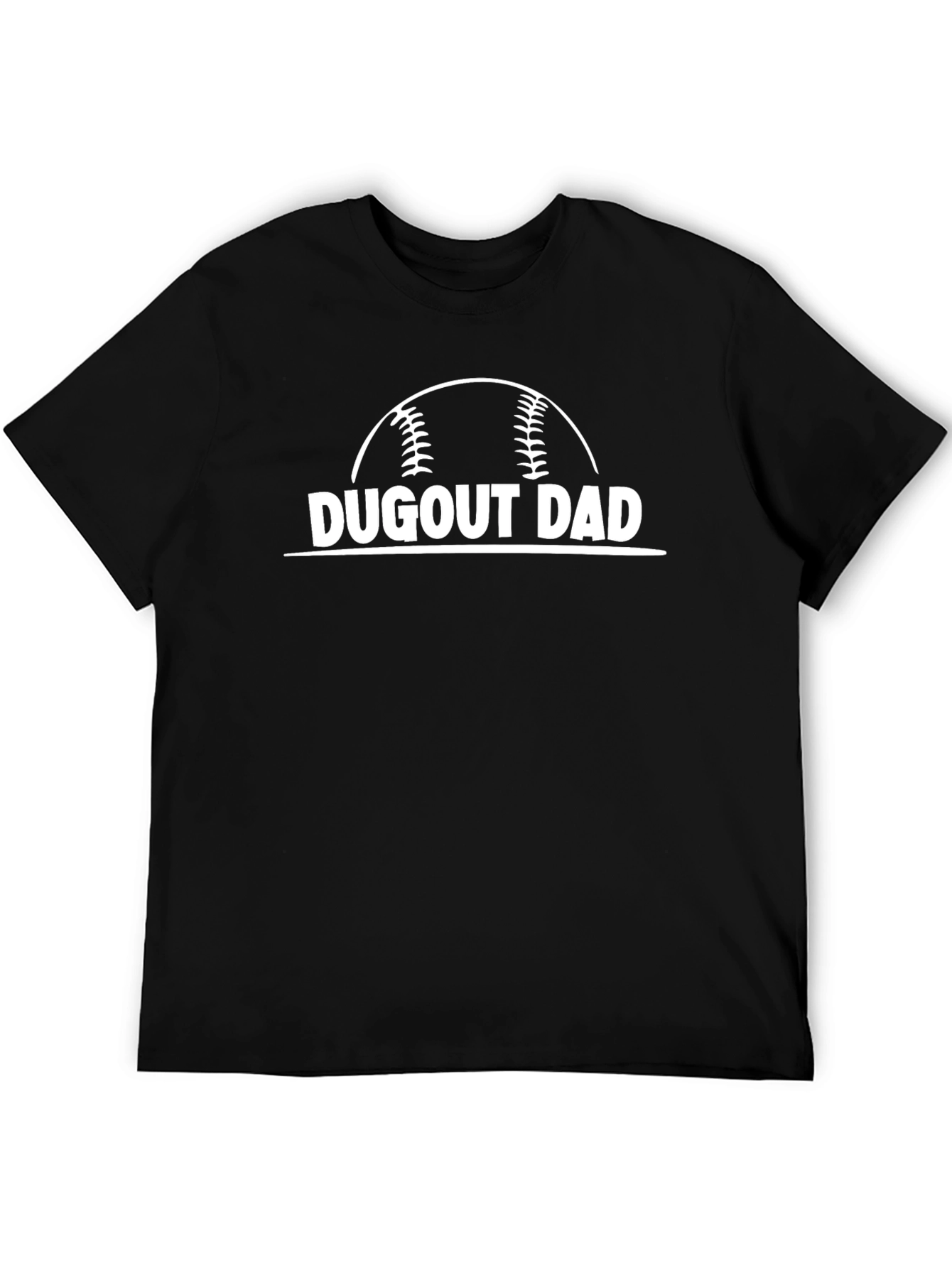 Dugout Dad Baseball Graphic T-Shirt