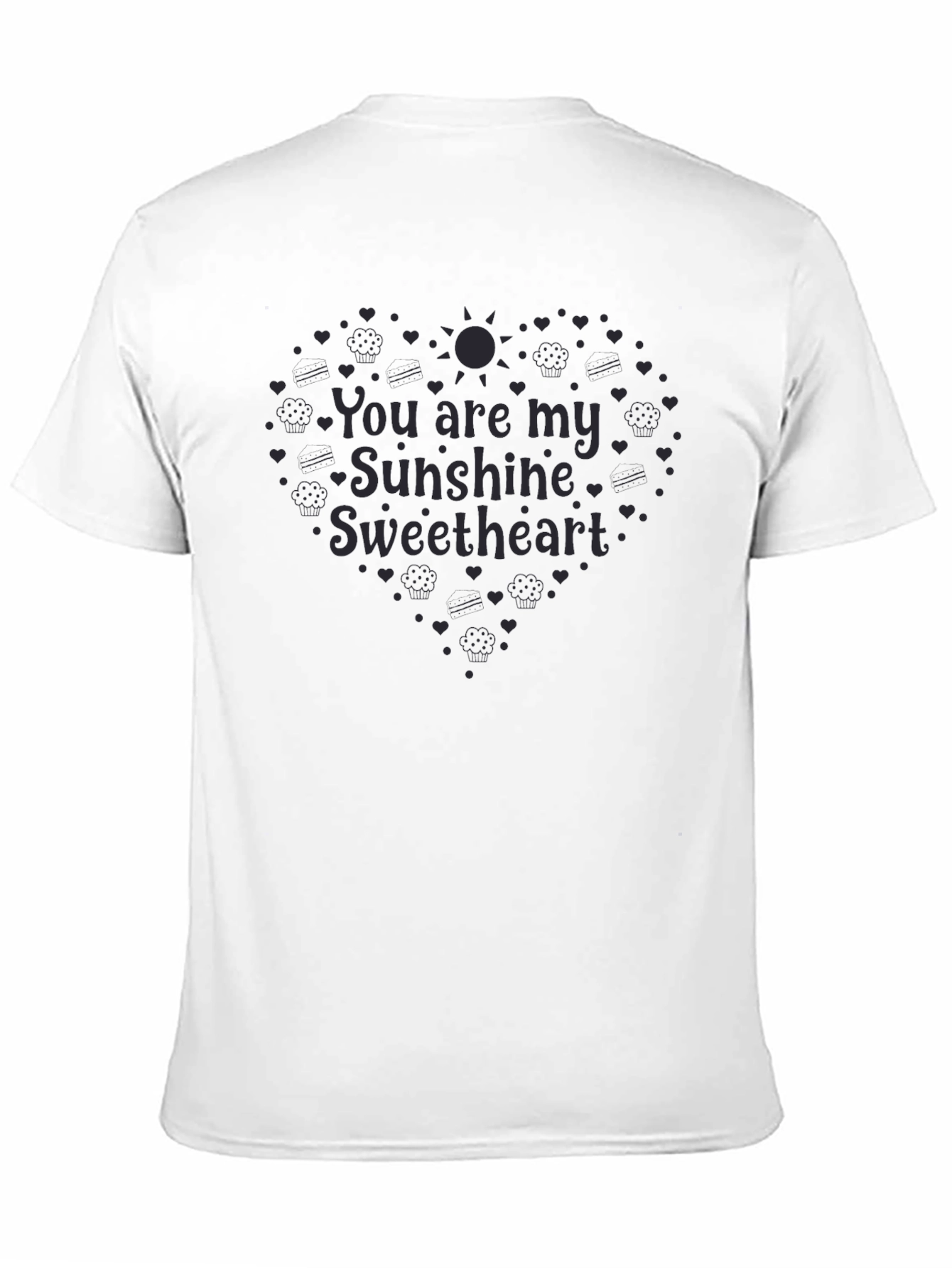 Sunshine Sweetheart Black T-Shirt