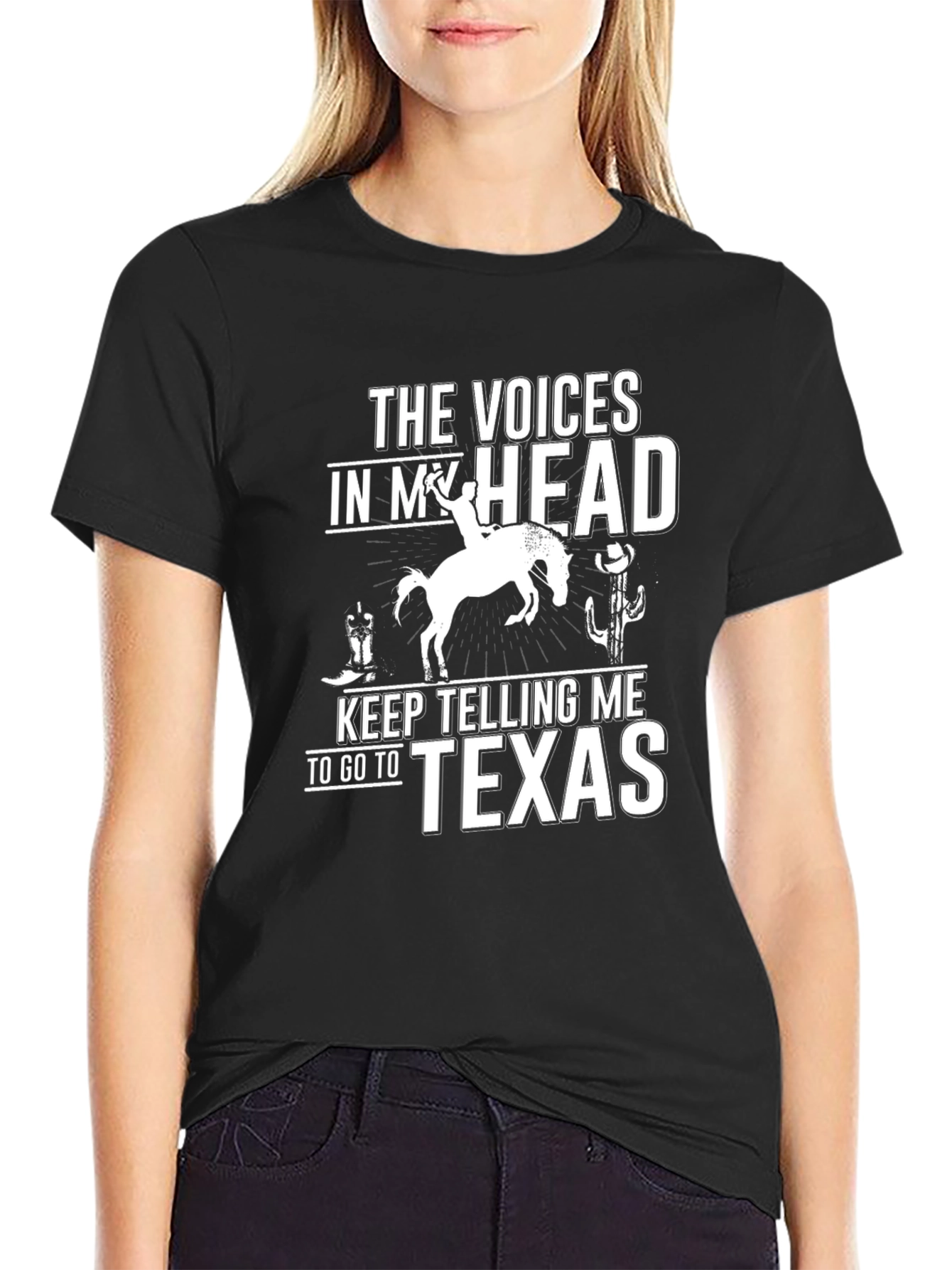 The Voices in My Head Texas T-Shirt