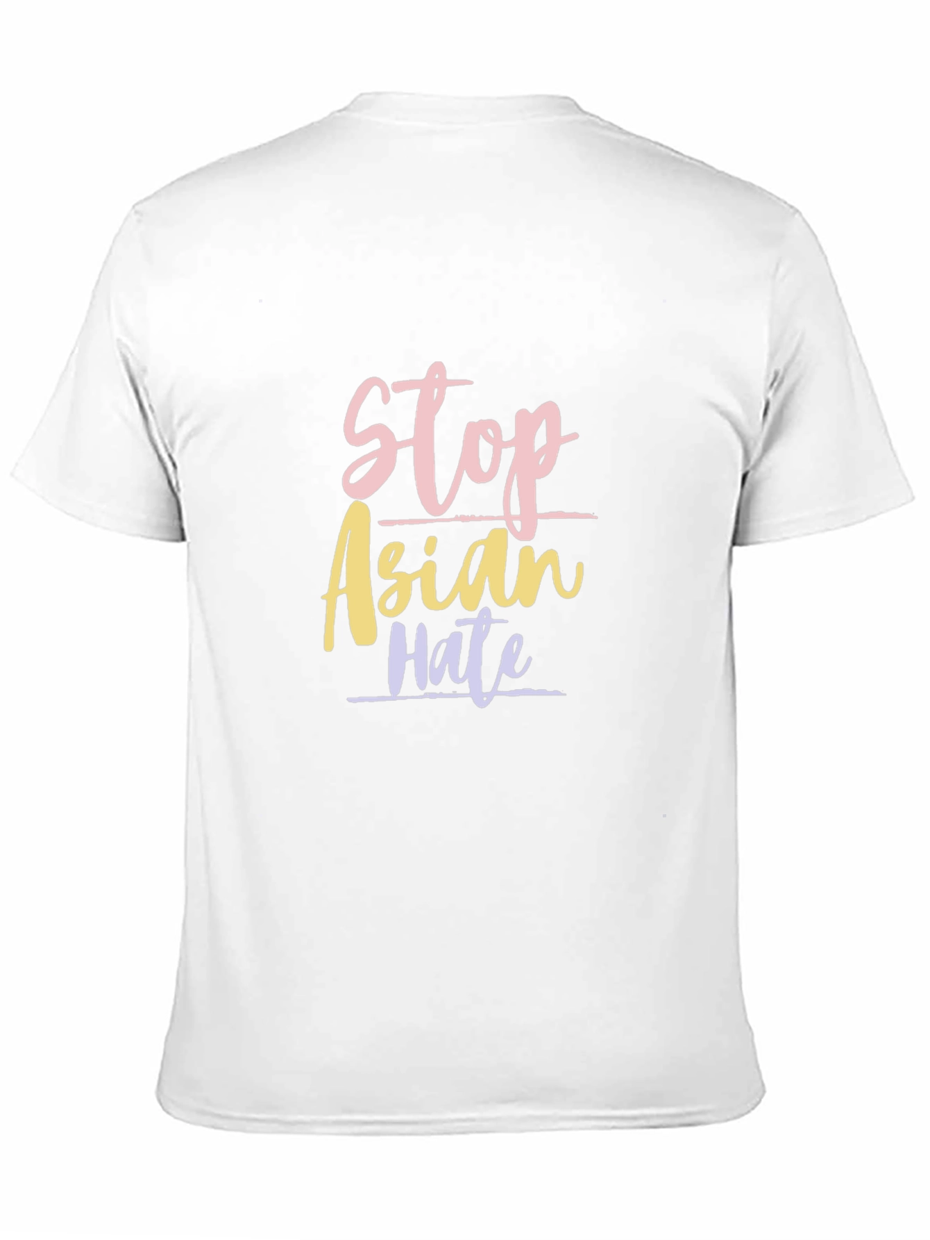 Stop Asian Hate Graphic Tee - Black Cotton T-Shirt