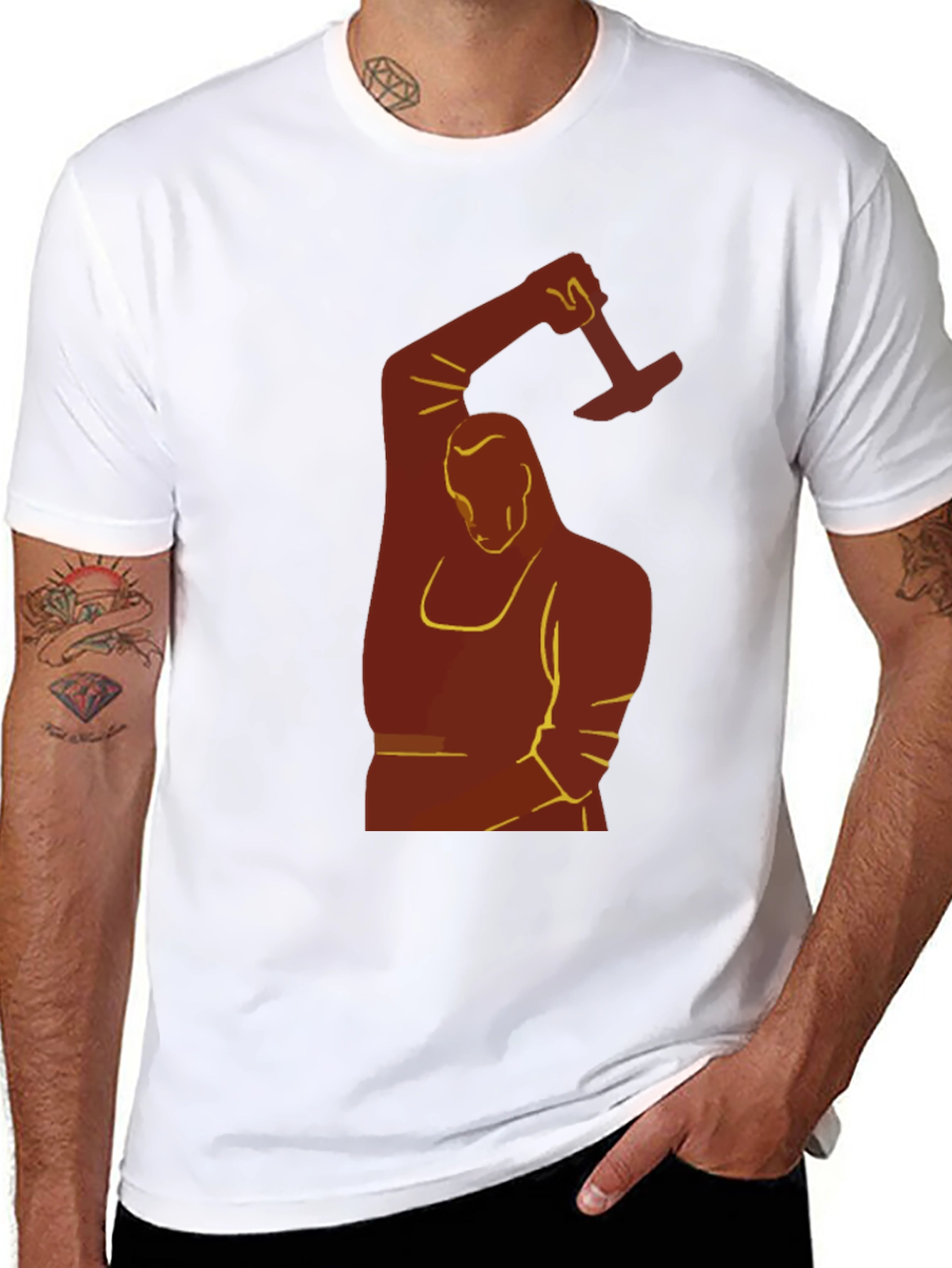 Blacksmith Graphic Tee - Artisan Hammer Design