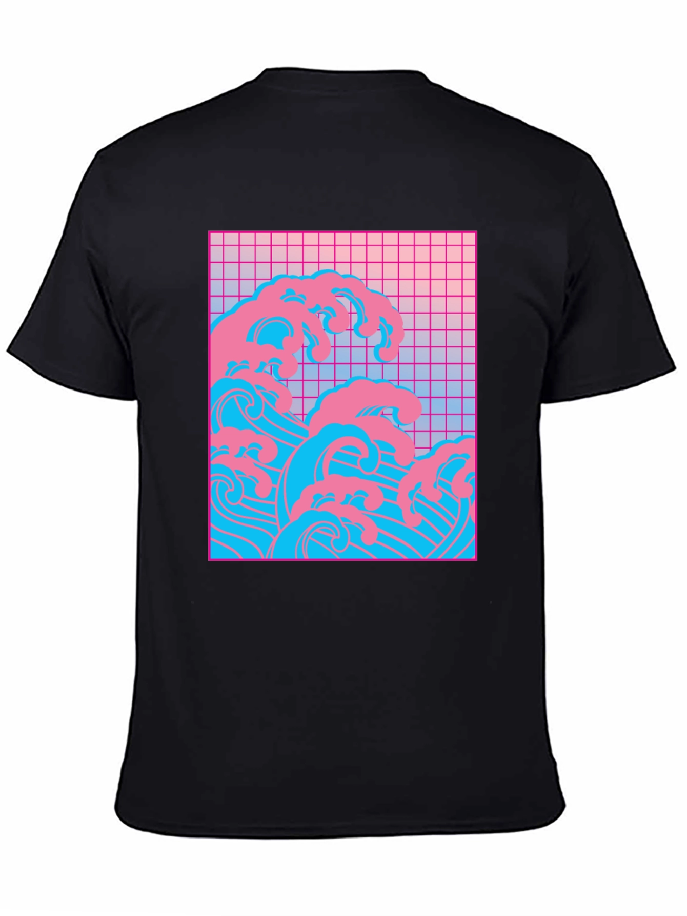 Vaporwave Wave Graphic Tee - Retro Style T-Shirt