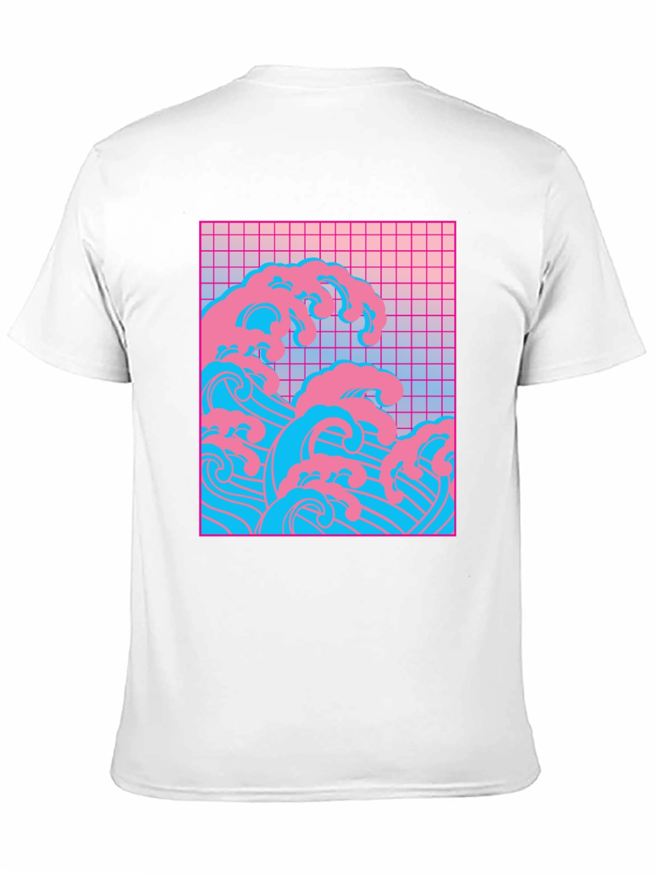 Vaporwave Wave Graphic Tee - Retro Style T-Shirt